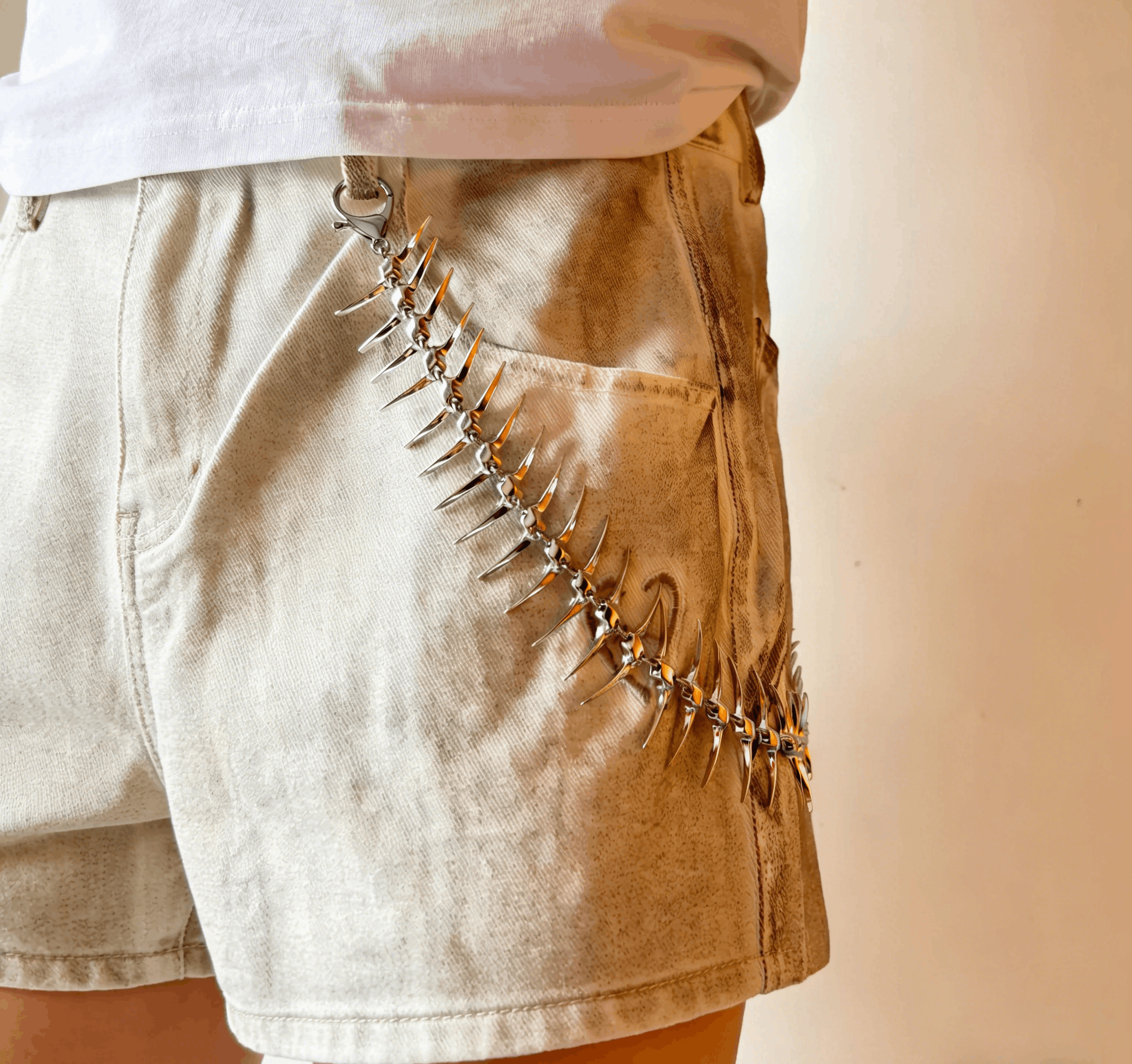 Vintage Hip hop punk high street jeans waist chain Size ONE SIZE - 1 Thumbnail