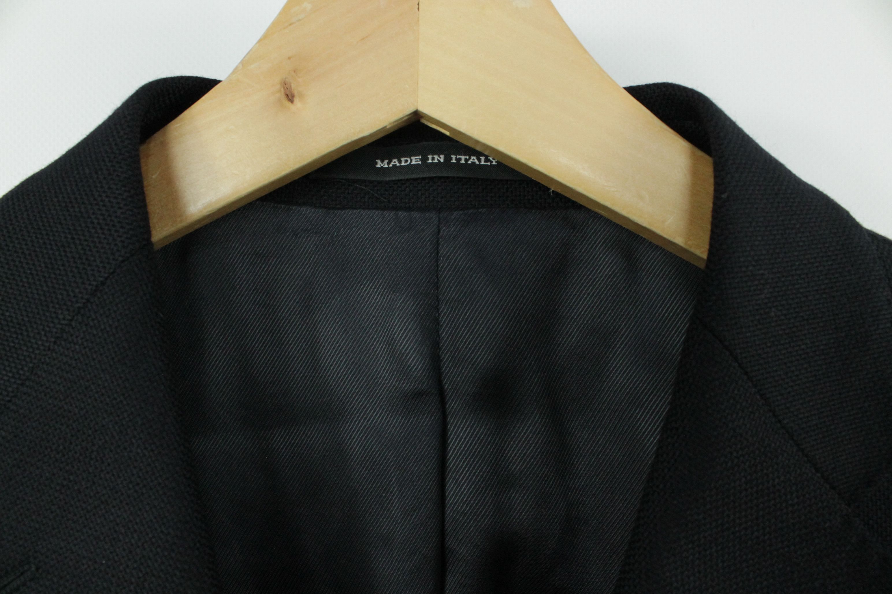 Tagliatore Tagliatore Women's Merinos Wool Elbow Patch Blazer Jacket Size L / US 10 / IT 46 - 3 Thumbnail