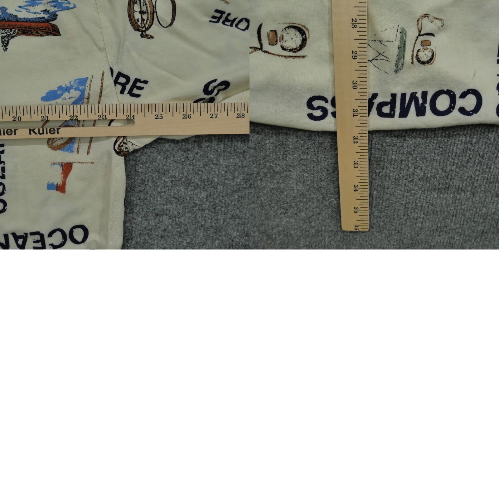 Vintage VINTAGE Ringo Sport Shirt Mens L Beige Hawaiian Sailing Ocean Button Up 90s Size US L / EU 52-54 / 3 - 8 Thumbnail
