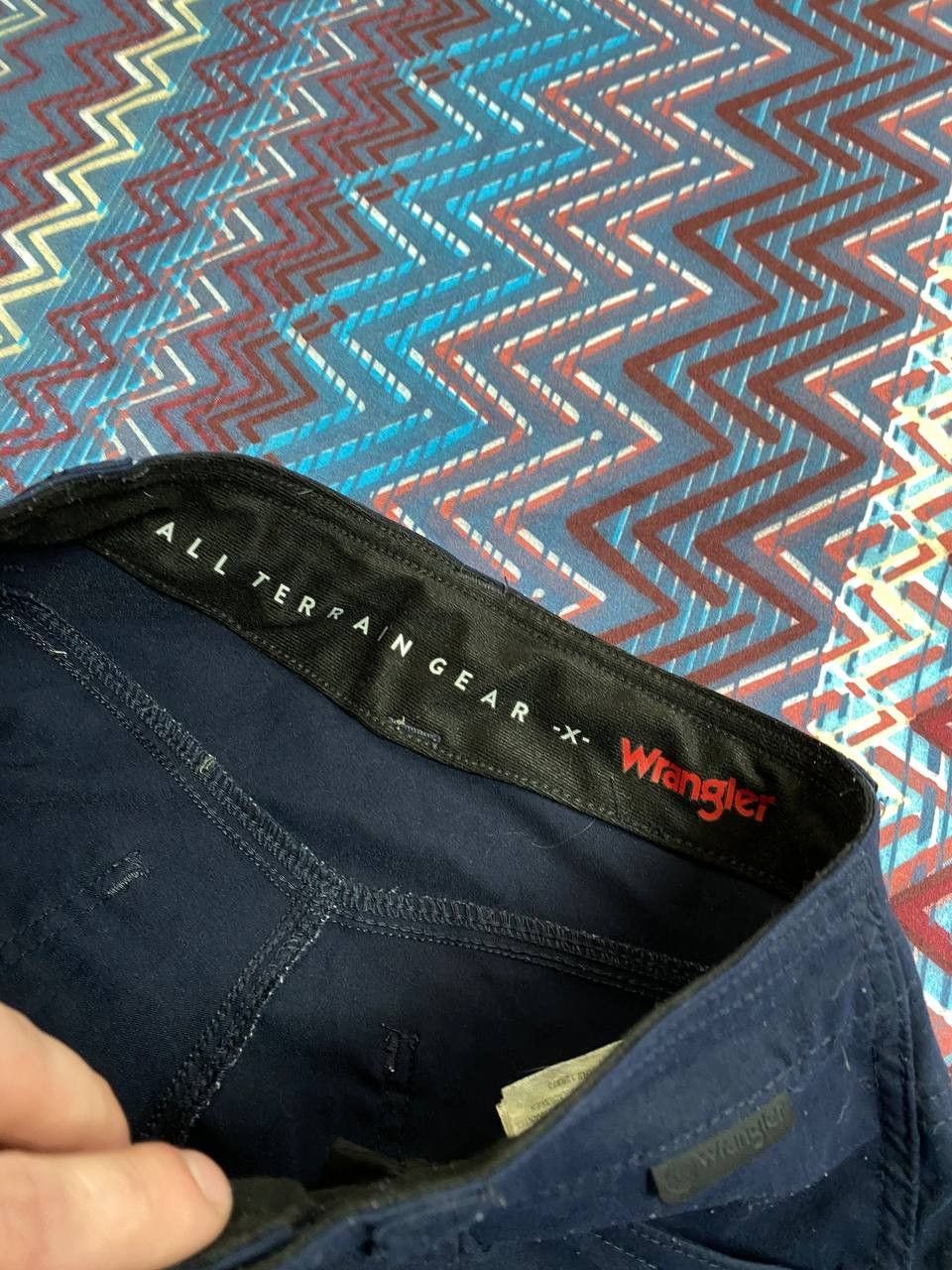 Japanese Brand × Wrangler Crazy Crash Dirty Baggy Faded Jean Japan Avant Garde Style Size US 27 - 8 Thumbnail