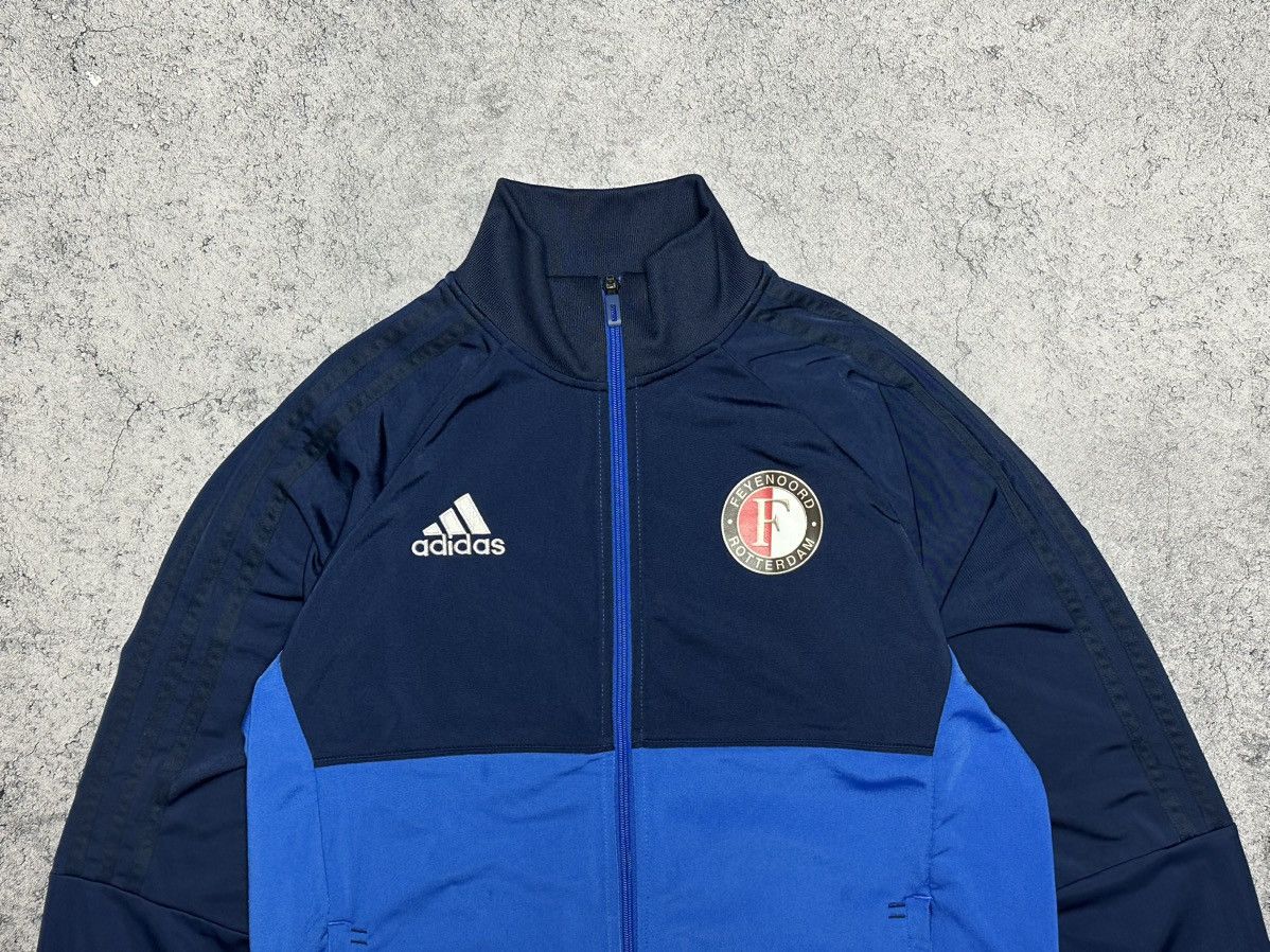 Adidas Adidas Feyenoord Rotterdam Soccer Track Top Jacket Size US M / EU 48-50 / 2 - 2 Thumbnail