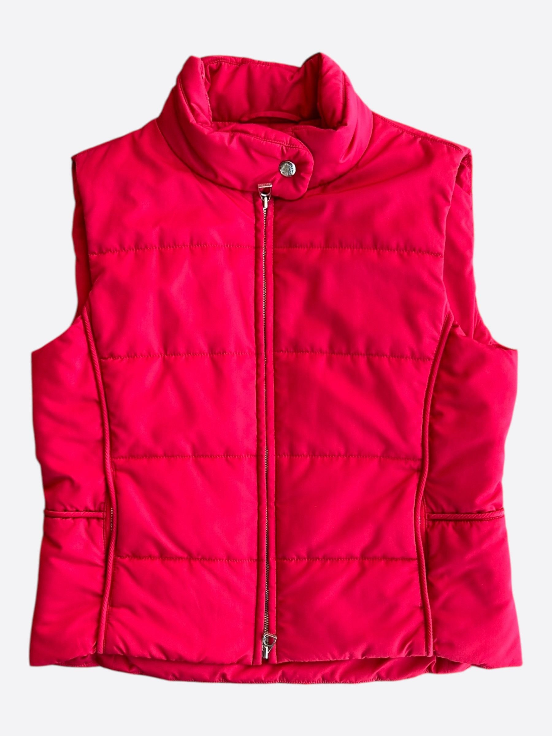 Hermes Hermes Red Women's Jockey Vest Size M / US 6-8 / IT 42-44 - 1 Thumbnail