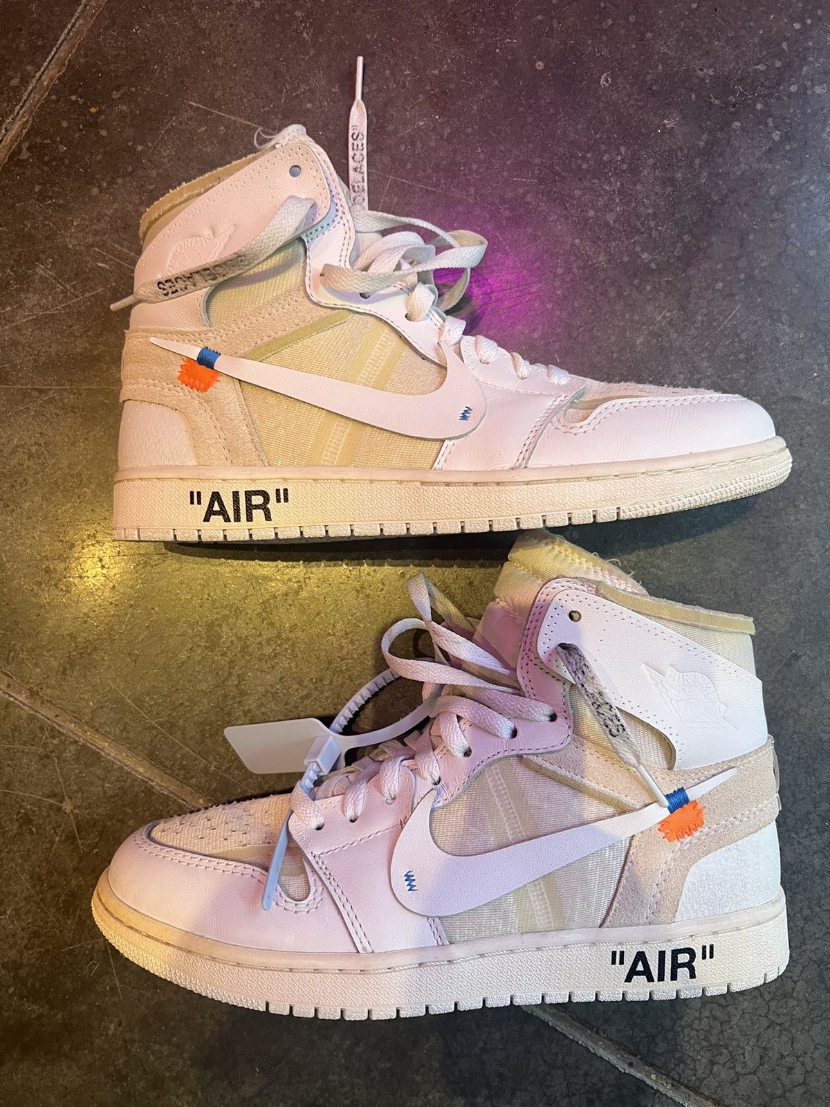 Jordan Brand × Nike 0ff-White Jordan 1 euro Size US 8.5 / EU 41-42 - 1 Thumbnail