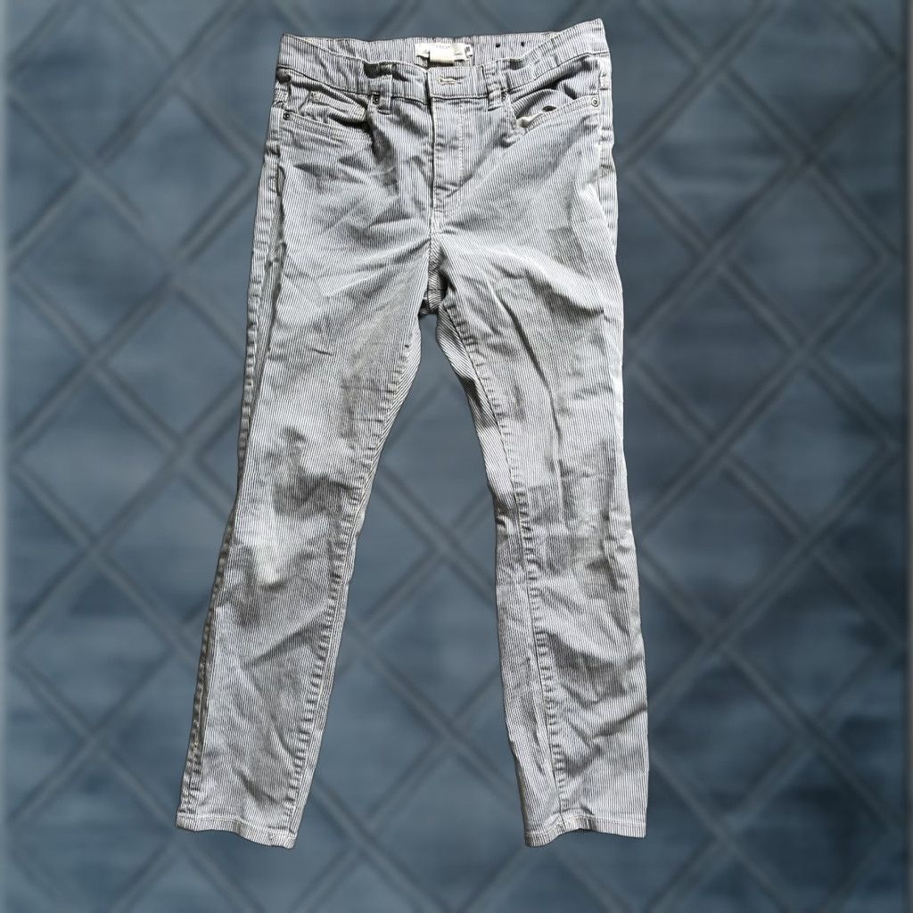 H&M H&M Women Pants Chino Skinny 4 Pocket Blue Size 8 29in Inseam Cotton Blend Size 30" / US 8 / IT 44 - 1 Thumbnail