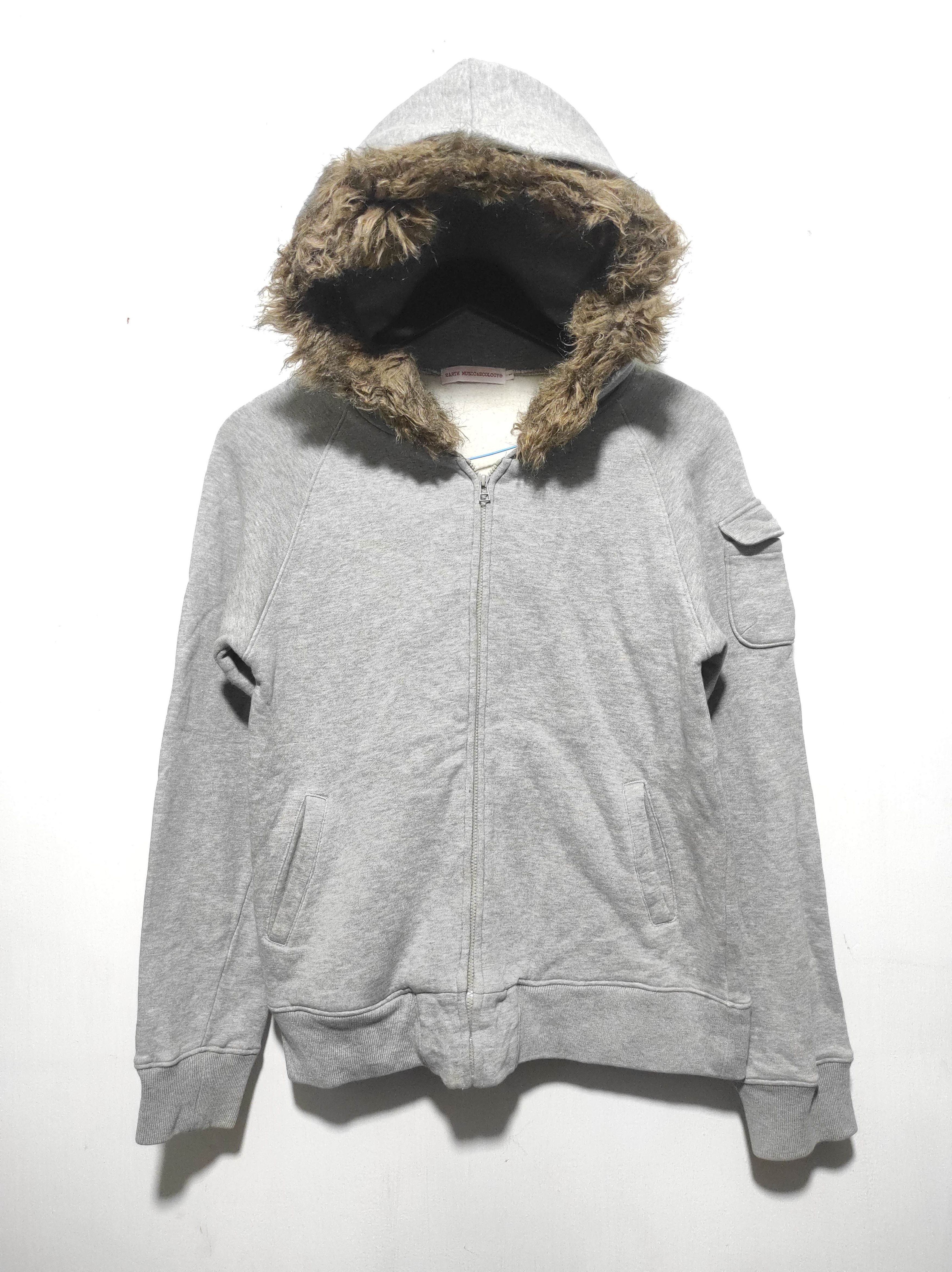 Japanese Brand Earth Music & Ecology Zip Fur Hoodie IfSixWasNine LGB style Size S / US 4 / IT 40 - 2 Thumbnail