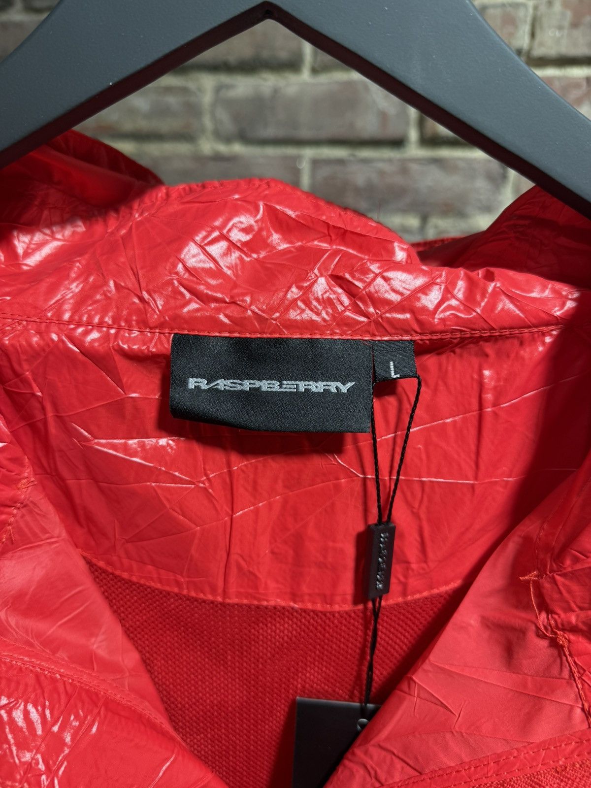 The GV Gallery Gv Gallery Red Crinkle Jacket Sz. L Size US L / EU 52-54 / 3 - 3 Thumbnail