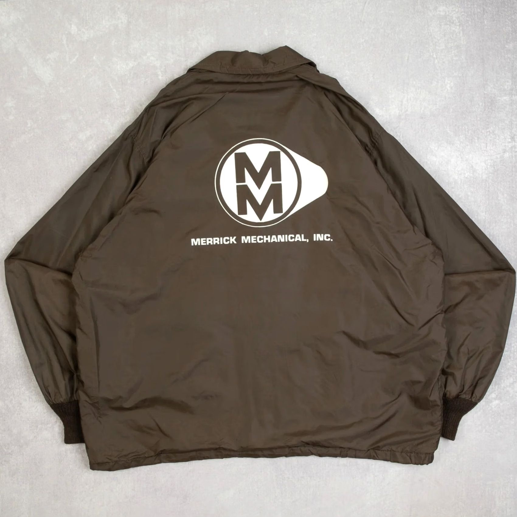 Coach VINTAGE West Wind Men's 1980s Nylon Coach Jacket Brown X-Large Size US XL / EU 56 / 4 - 2 Thumbnail