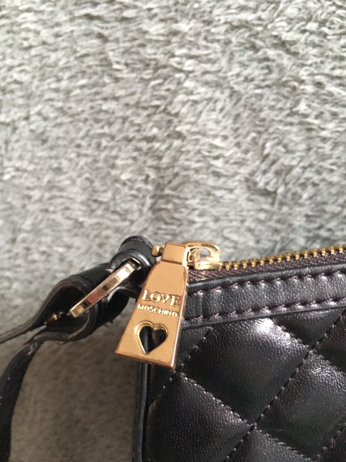 Love Moschino × Moschino Love Moschino Black Logo Crossbody Shoulder Bag Size ONE SIZE - 3 Thumbnail
