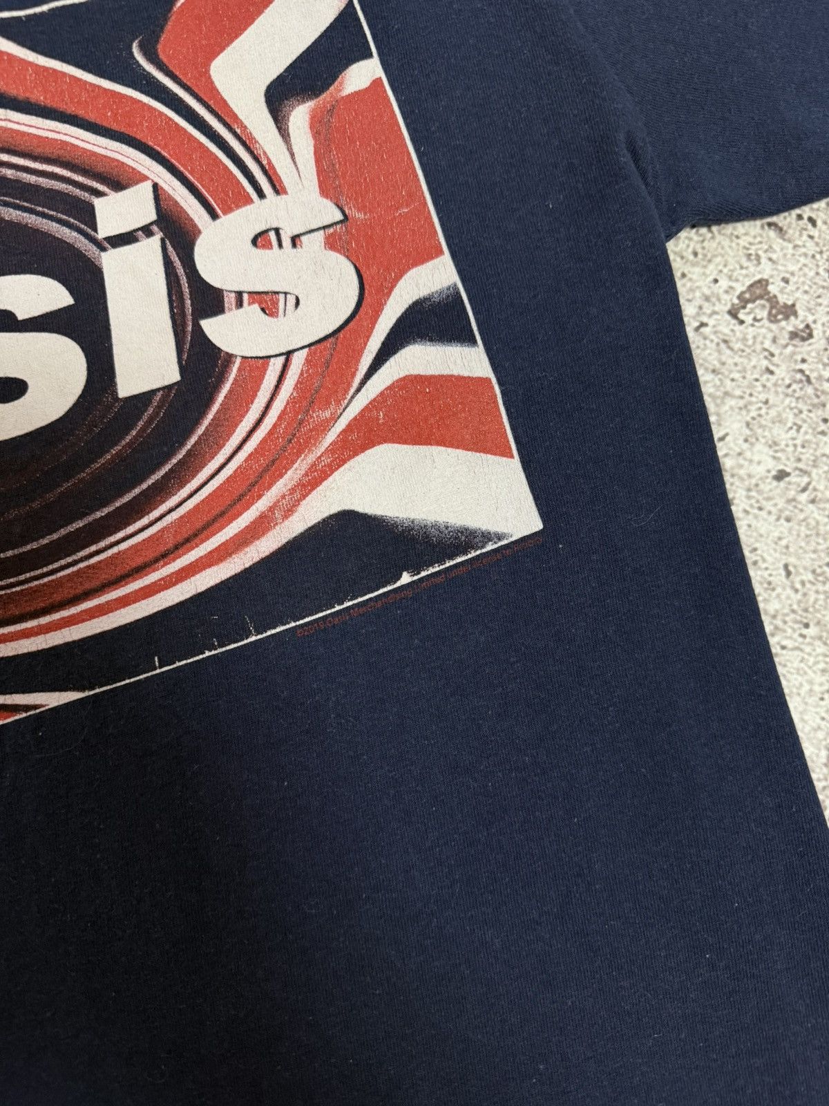 Band Tees × Vintage Vintage 2019 Oasis Box Logo England Rock Band Retro T-Shirt Size US M / EU 48-50 / 2 - 6 Thumbnail