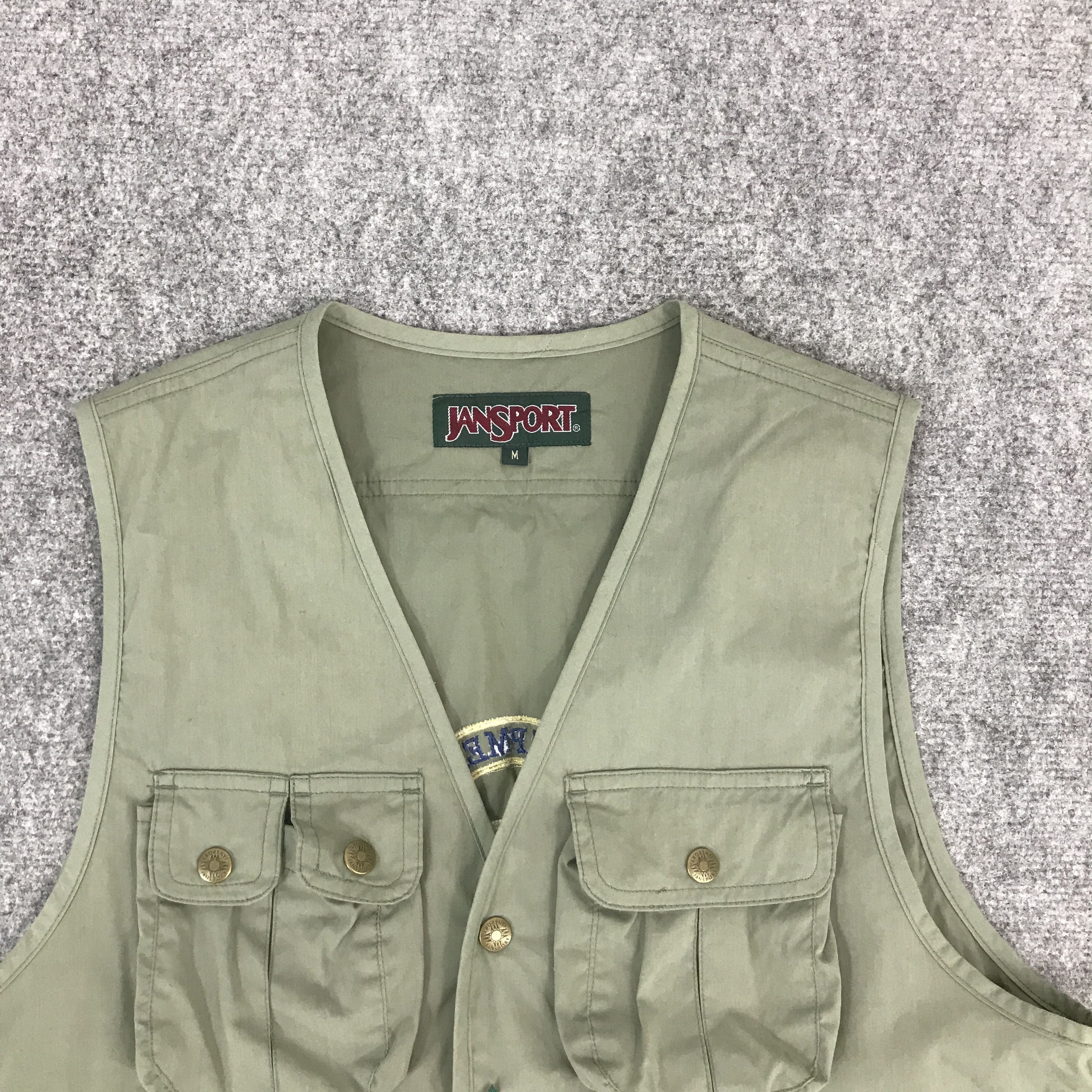 Jansport × Japanese Brand JANSPORTS TACTICAL VEST JACKET Size US M / EU 48-50 / 2 - 3 Thumbnail