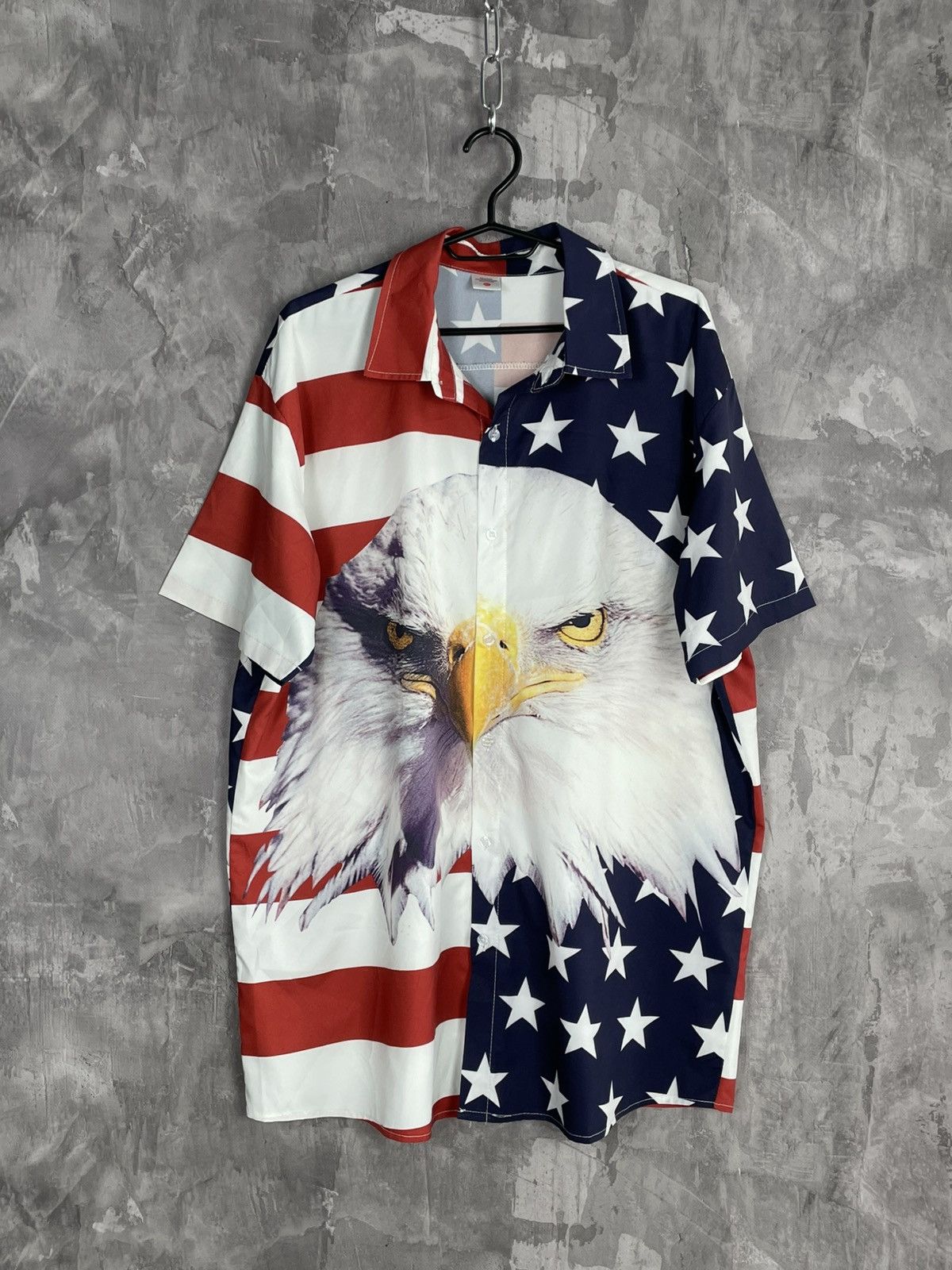 Designer × Vintage The Most American Shirt EVER MADE - Polo Button Up Size US XL / EU 56 / 4 - 1 Thumbnail