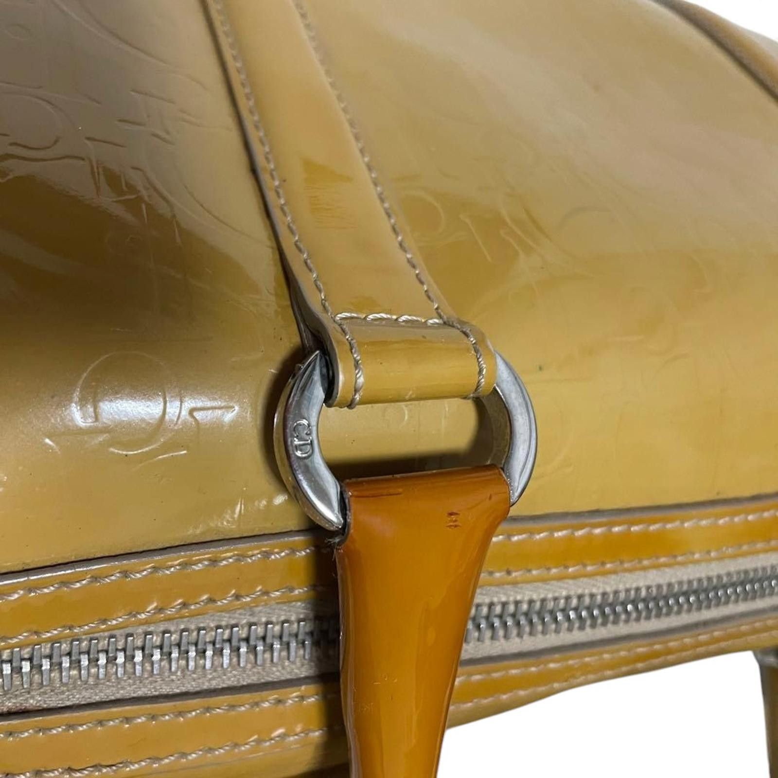 Louis Vuitton Louis Vuitton - Mustard Yellow Vernis Leather Handbag Size ONE SIZE - 6 Thumbnail
