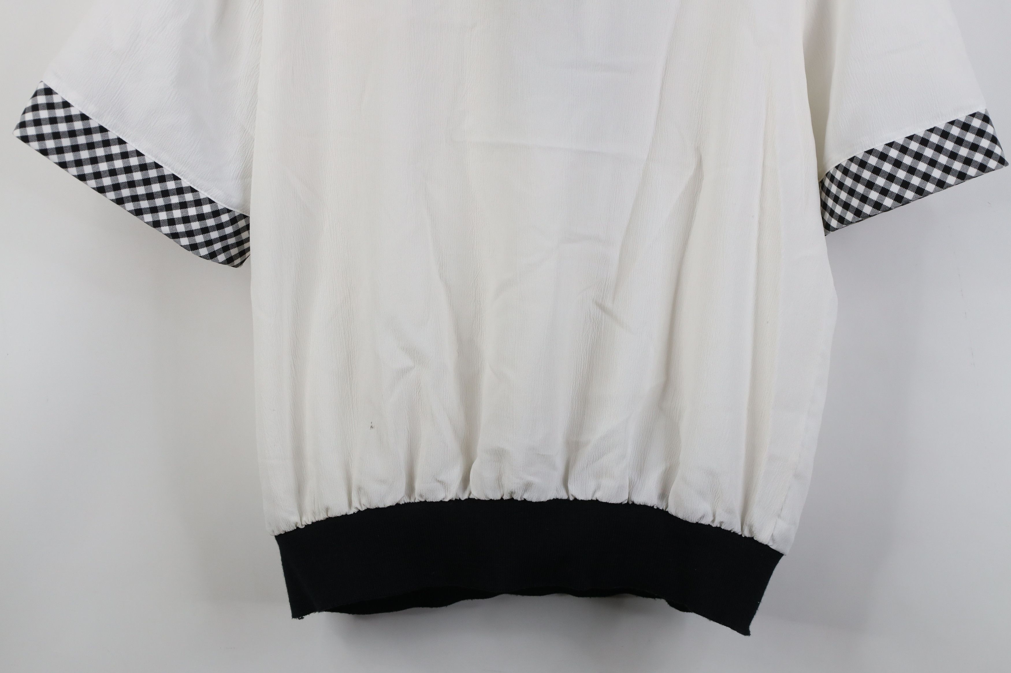 Vintage Vintage 90s Streetwear Gingham Plaid Pullover Polo Shirt USA Size M / US 6-8 / IT 42-44 - 14 Thumbnail