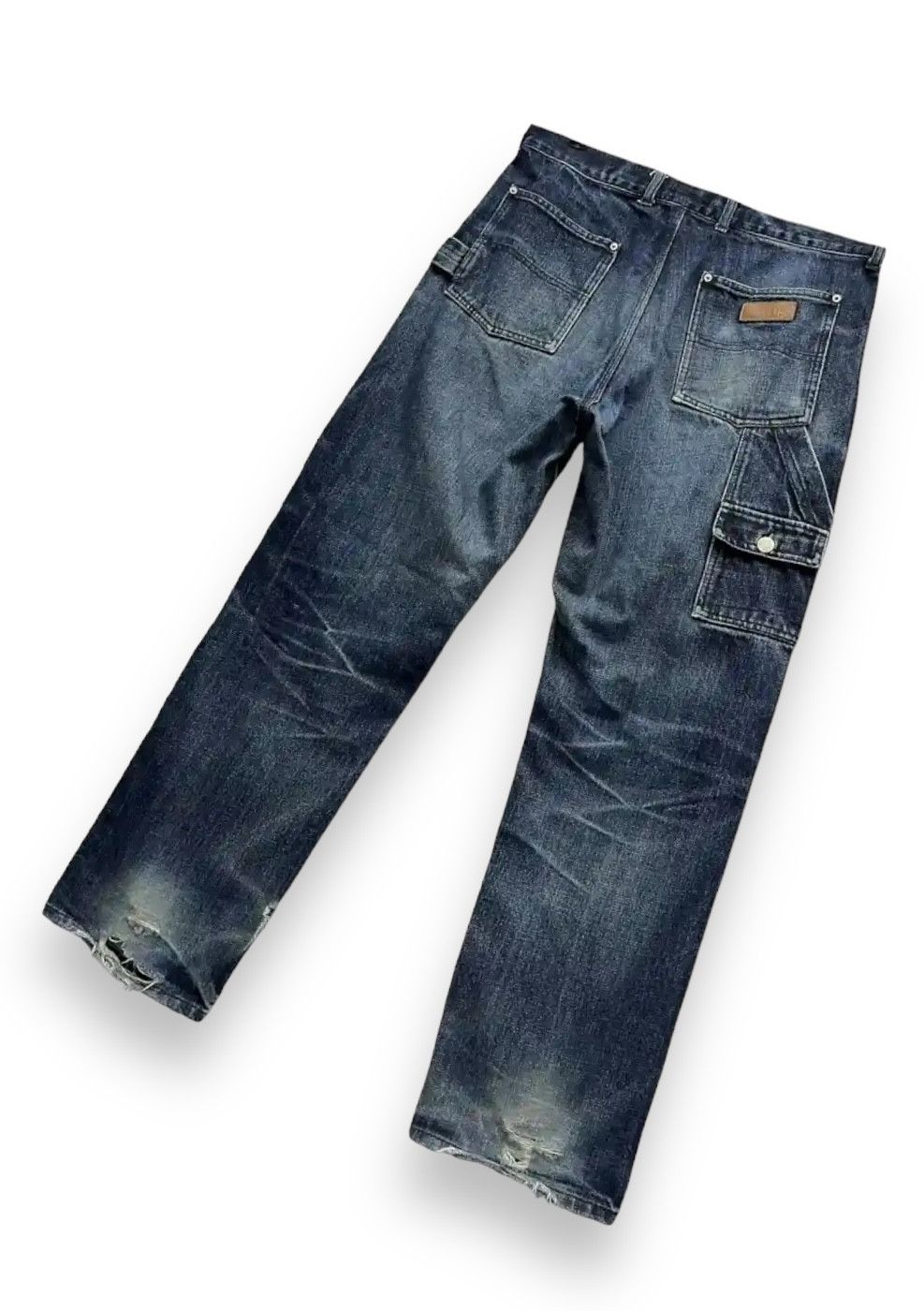 Uniform Studios SICK🔥BA-TSU STUDIO Carpenter Double Knee Thrashed Leg Baggy Size US 32 / EU 48 - 6 Thumbnail