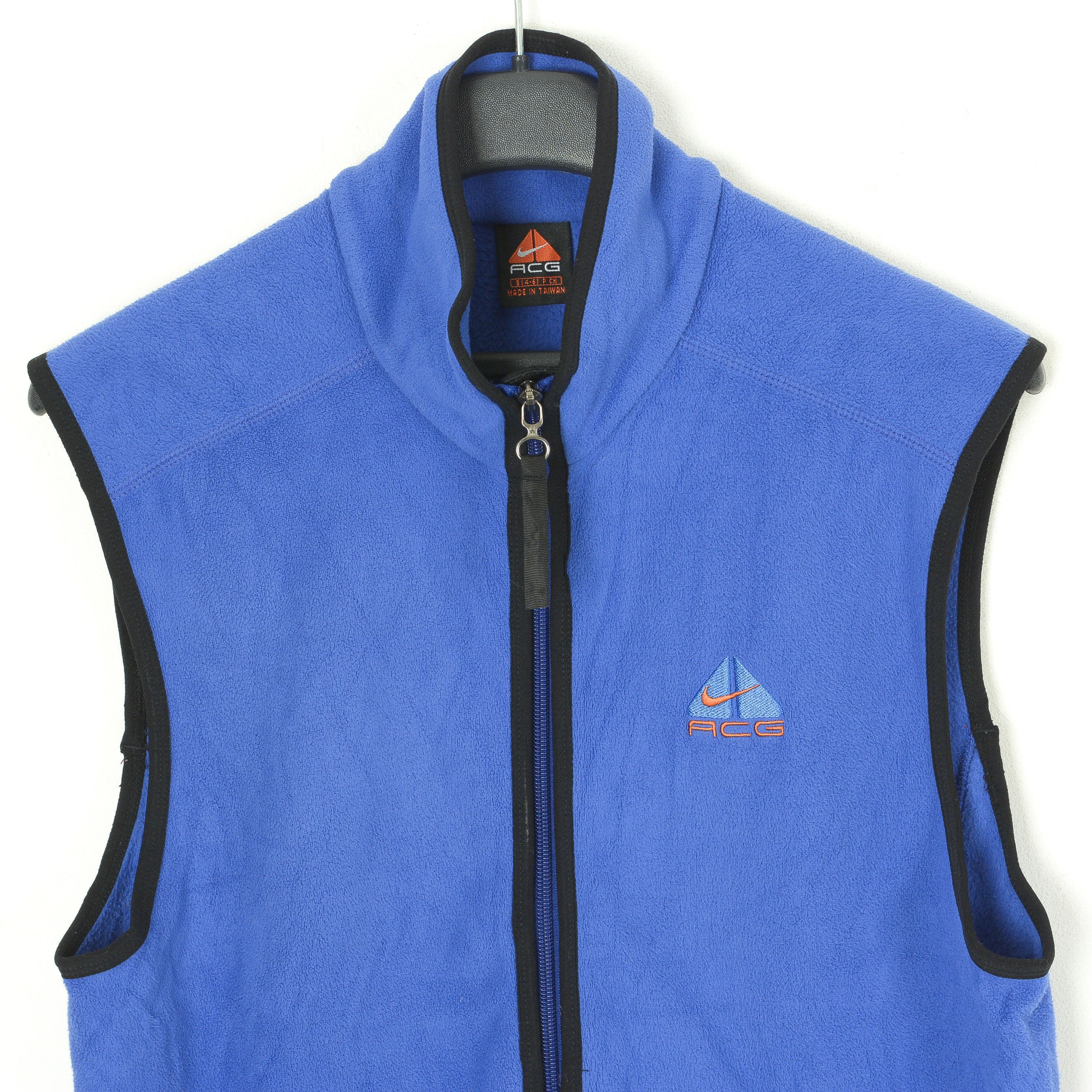 Nike × Nike ACG × Vintage S Women Fleece Gilet Jumper Jacket y2k Vest 4 6 US Waistcoat Size S / US 4 / IT 40 - 2 Thumbnail