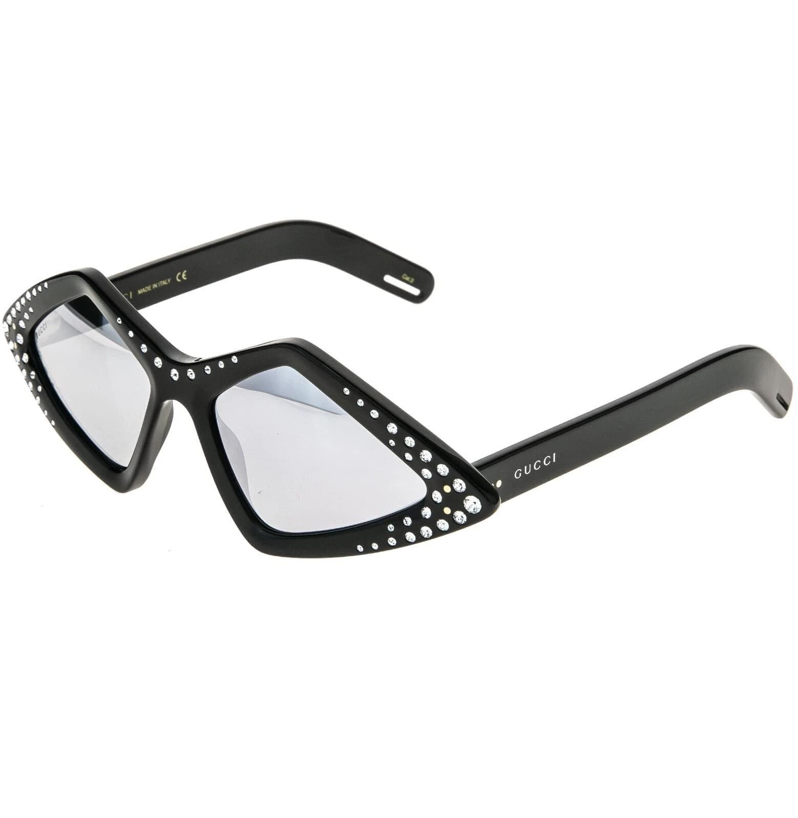 Gucci GUCCI GG0496S Hollywood 0496 Black Fashion Sunglasses 004 Size ONE SIZE - 10 Thumbnail