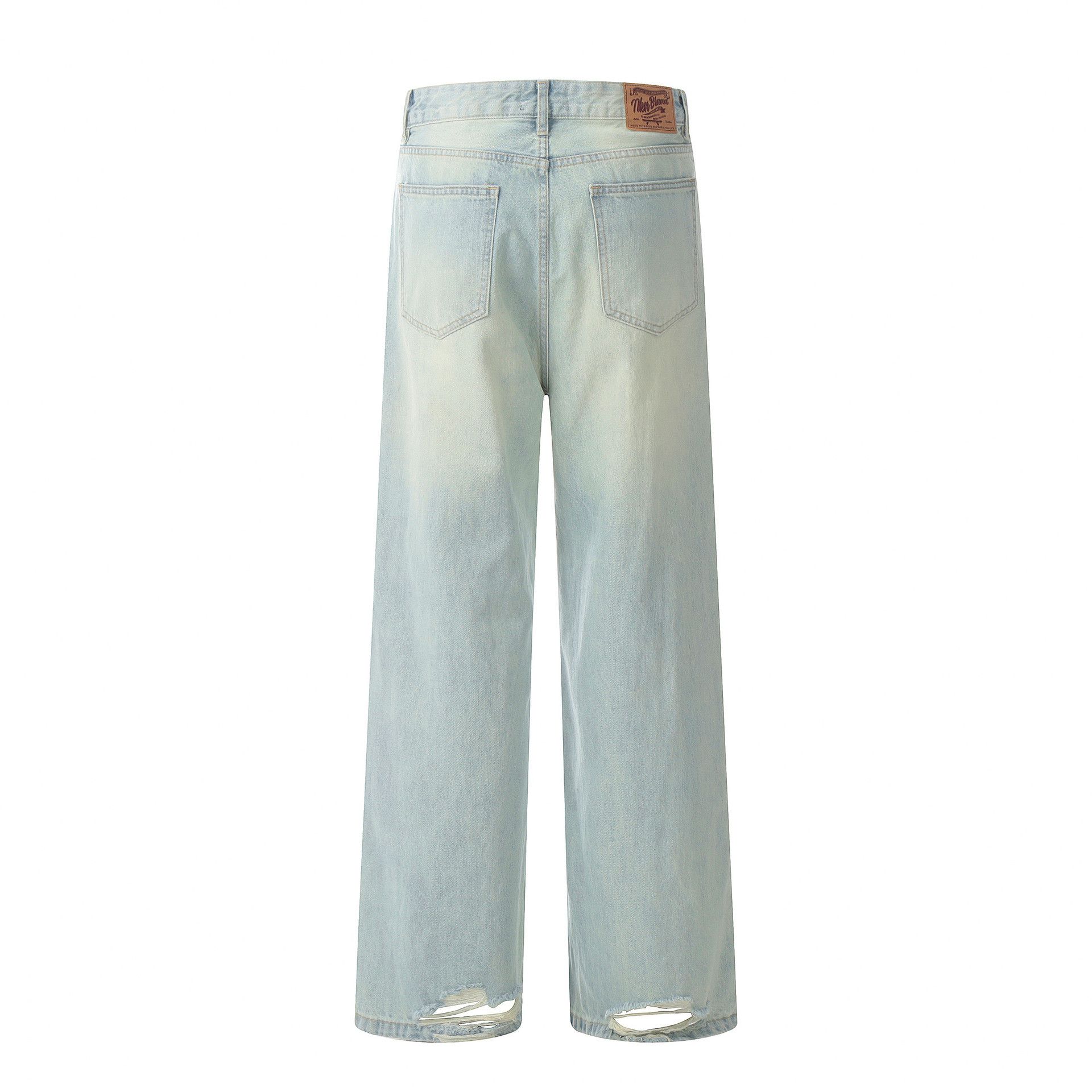 Vintage American men's vintage loose casual straight leg jeans Size US 32 / EU 48 - 2 Thumbnail
