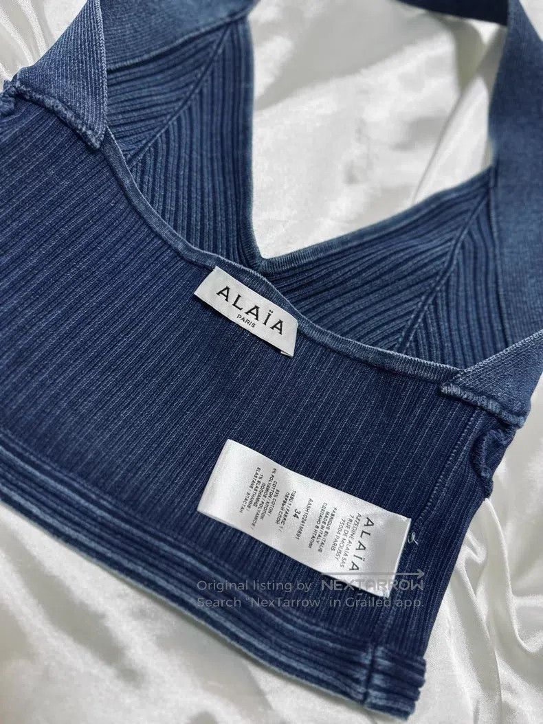 Alaia Alaia Spaghetti Strap Vest Top Size XXS / US 00 / IT 34 - 3 Thumbnail