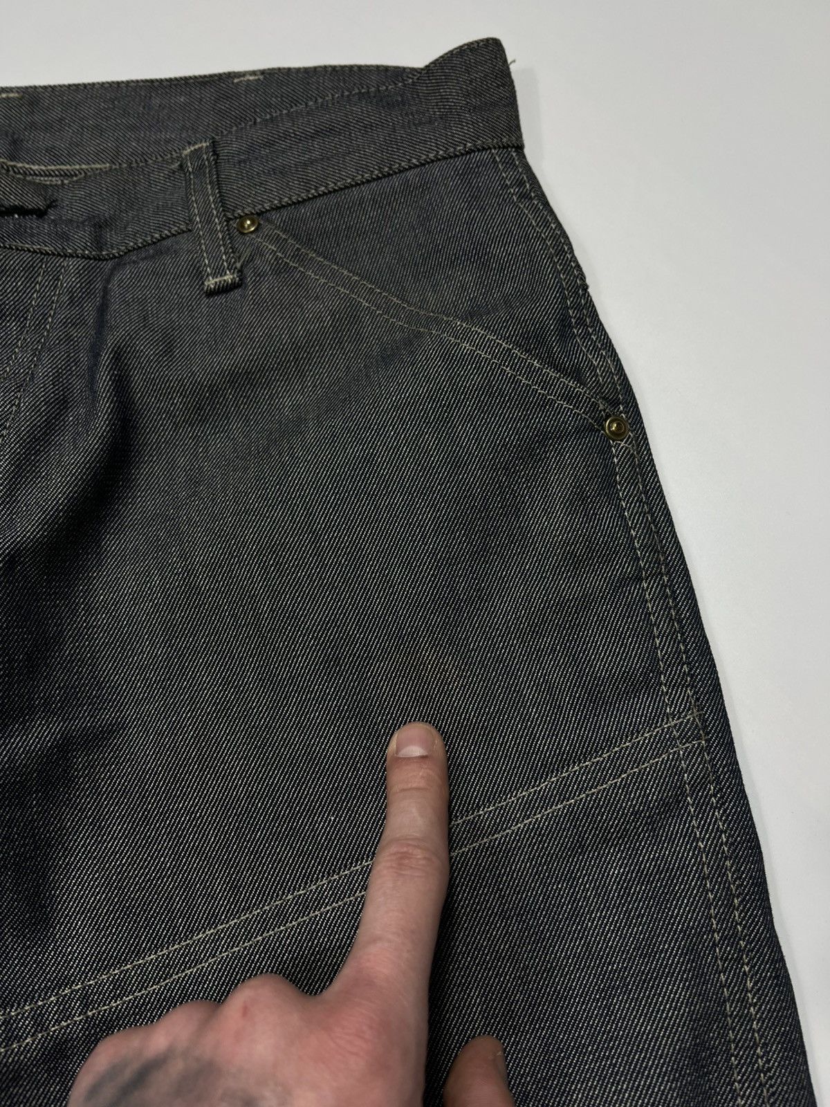 G-Star Vintage G-star Raw Shortcut Elwood Double Knee Baggy Jeans Size US 33 - 11 Thumbnail