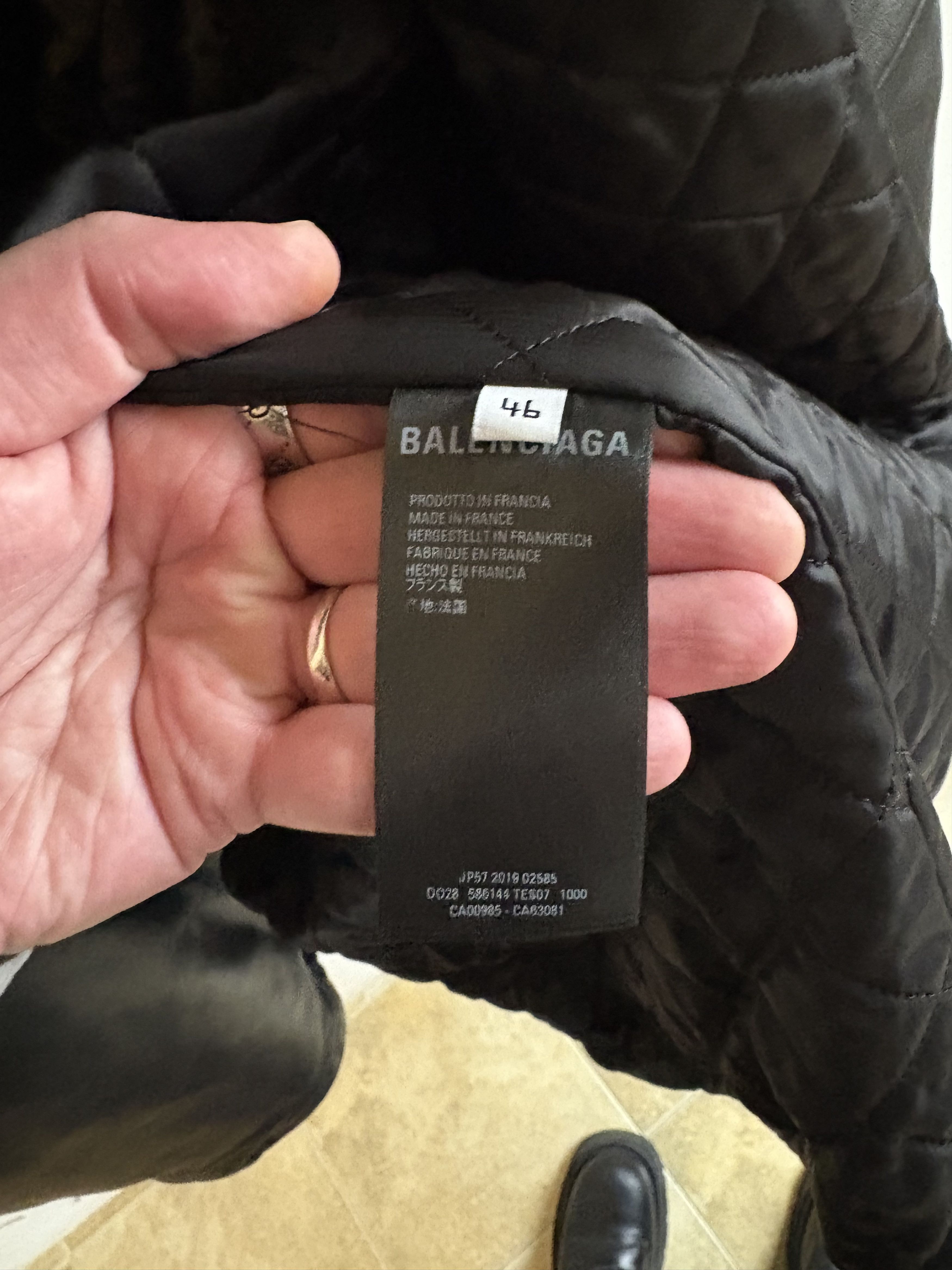 Balenciaga Balenciaga Lamb Leather Track Top Jacket Size US S / EU 44-46 / 1 - 11 Thumbnail