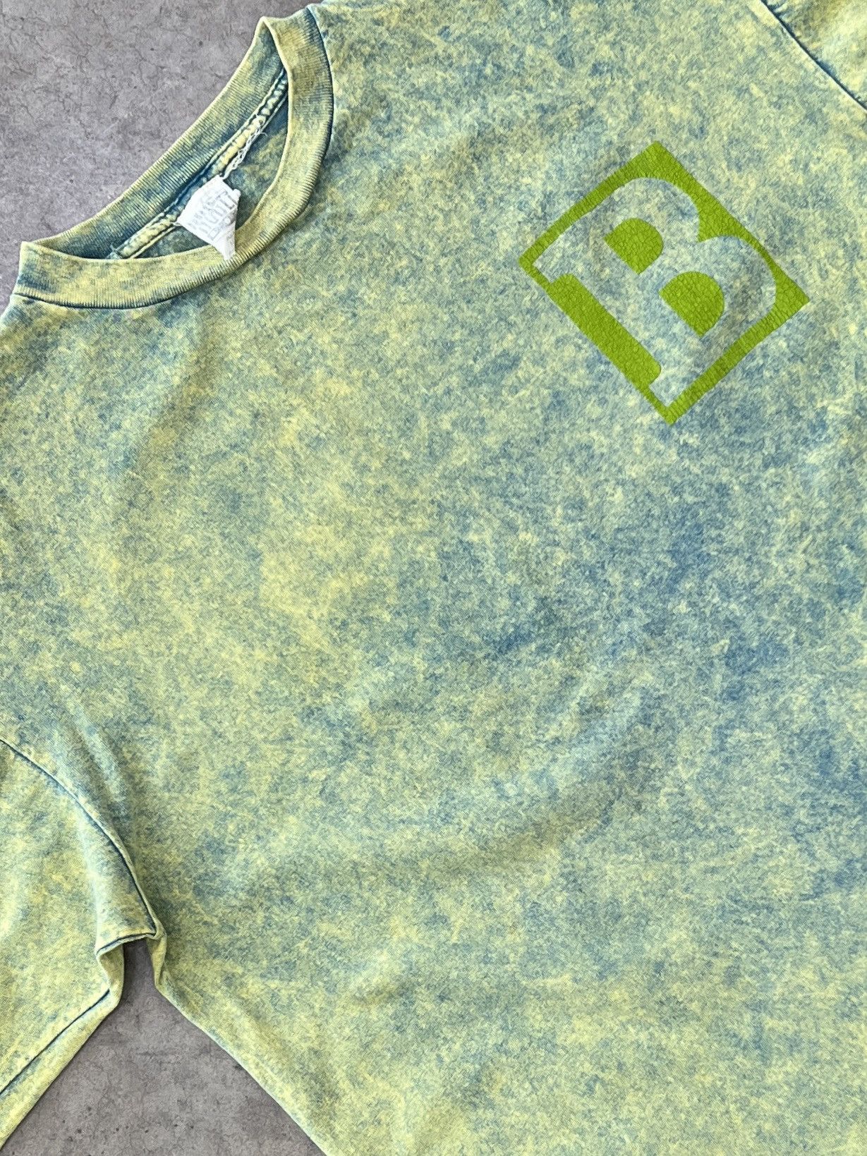 Vintage Vintage Bugle B Logo Acid Washed Dyed Surf Skate Tee XL Size US XL / EU 56 / 4 - 4 Thumbnail