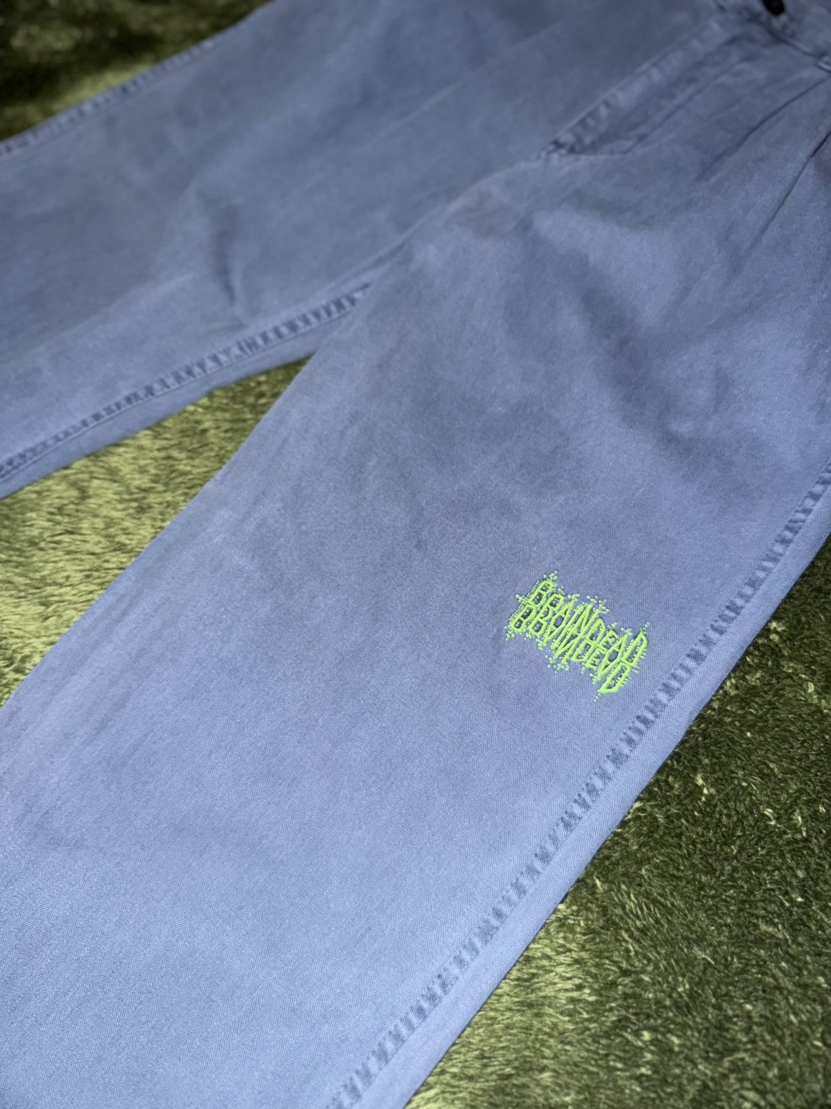 Brain Dead [S] BRAIN DEAD Pigment Dyed Herringbone Pants Size US 32 / EU 48 - 5 Thumbnail