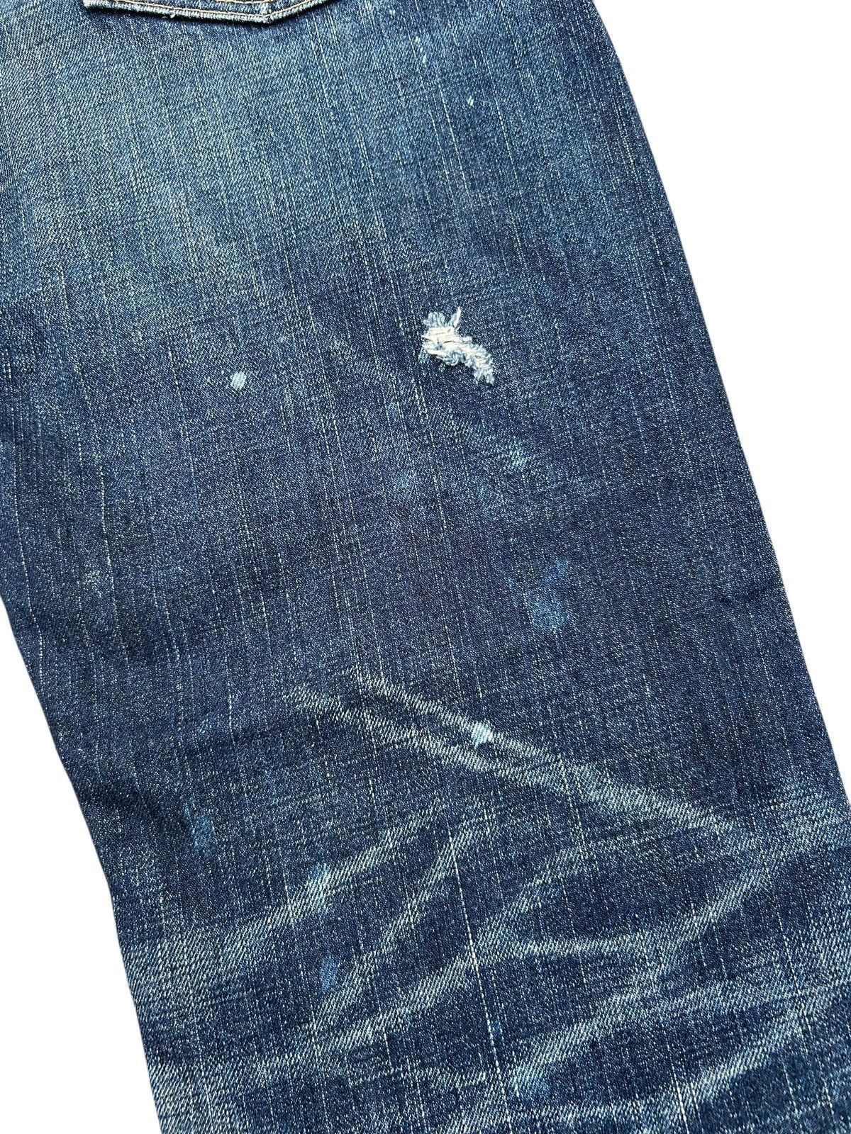 Kapital Vintage Edwin 505ZX Selvedge Buckle Back Repair Denim Jeans Size US 32 / EU 48 - 11 Thumbnail