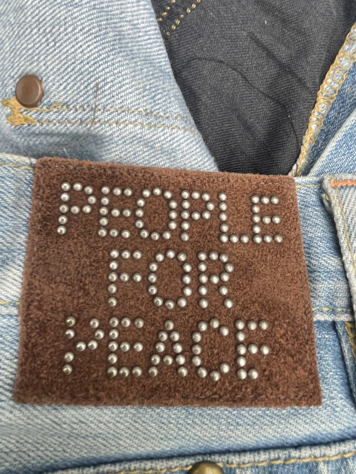 Other Vintage People For Peace Faded Distresed Size US 40 / EU 56 - 18 Thumbnail