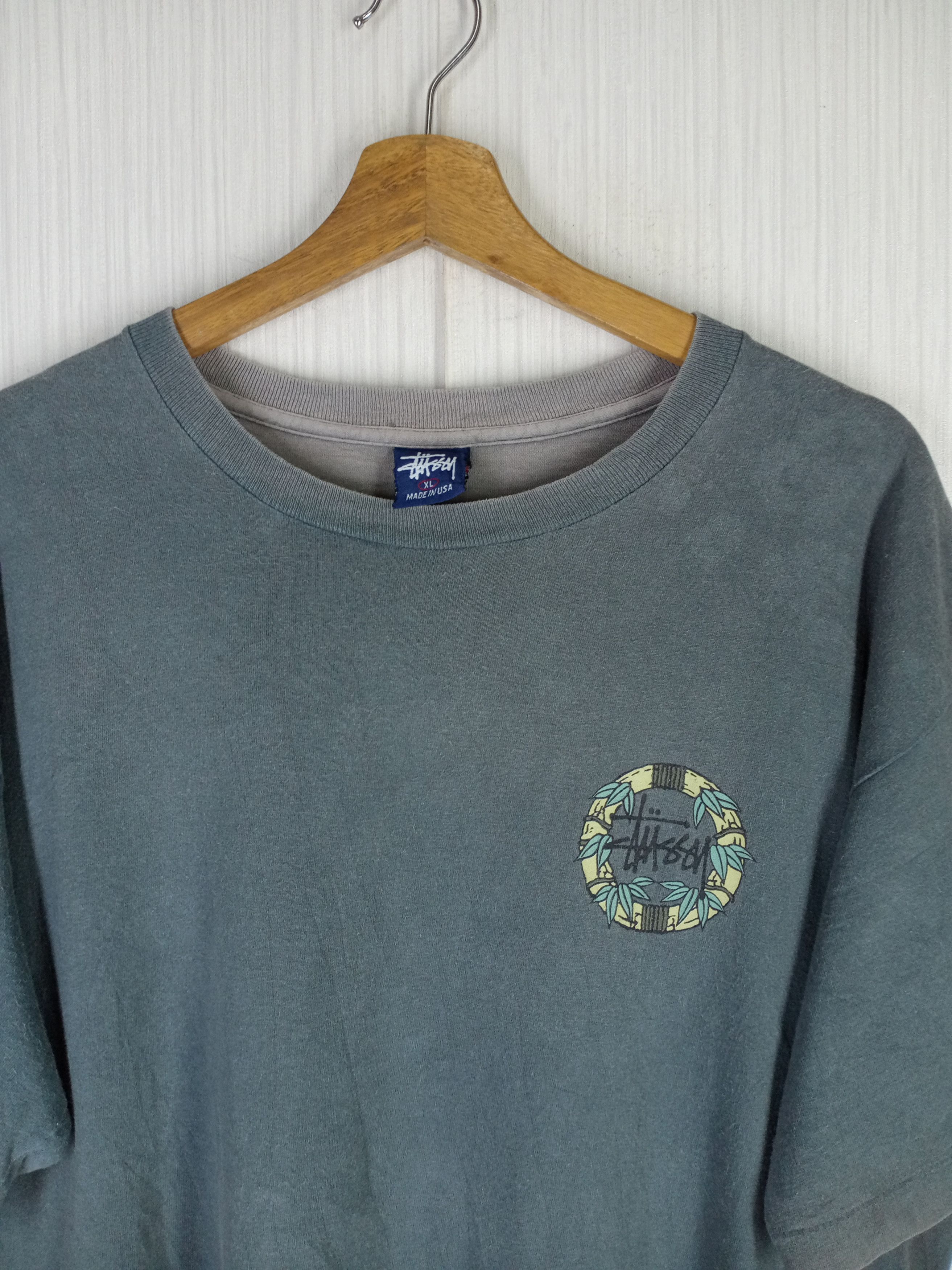 Stussy Rare Vintage 90s Stussy International Tour Distressed Tshirt Size US XL / EU 56 / 4 - 7 Thumbnail