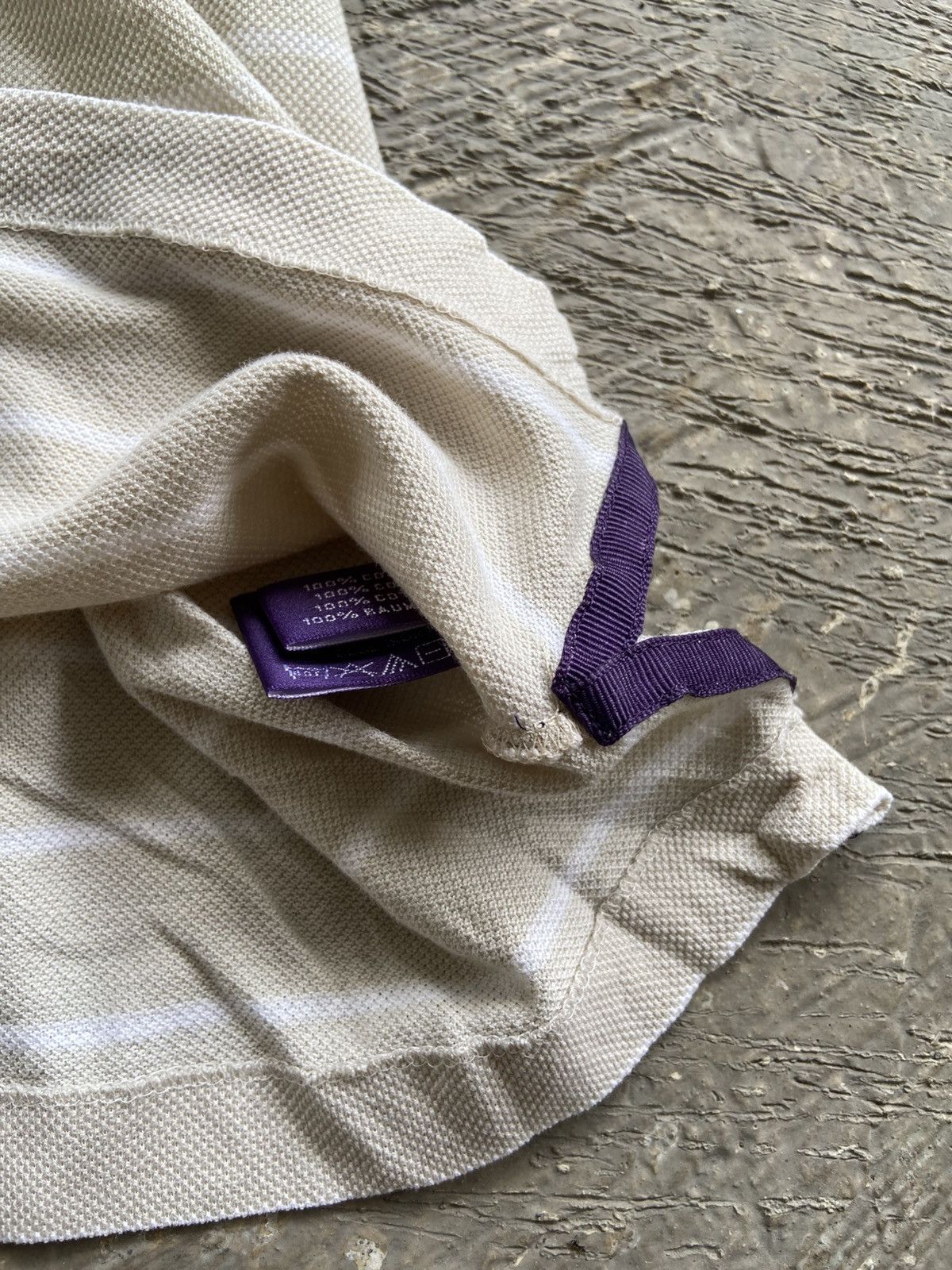 Ralph Lauren Purple Label Ralph Lauren Purple Label - Stripe Boxy Polo Shirt Size US L / EU 52-54 / 3 - 9 Thumbnail