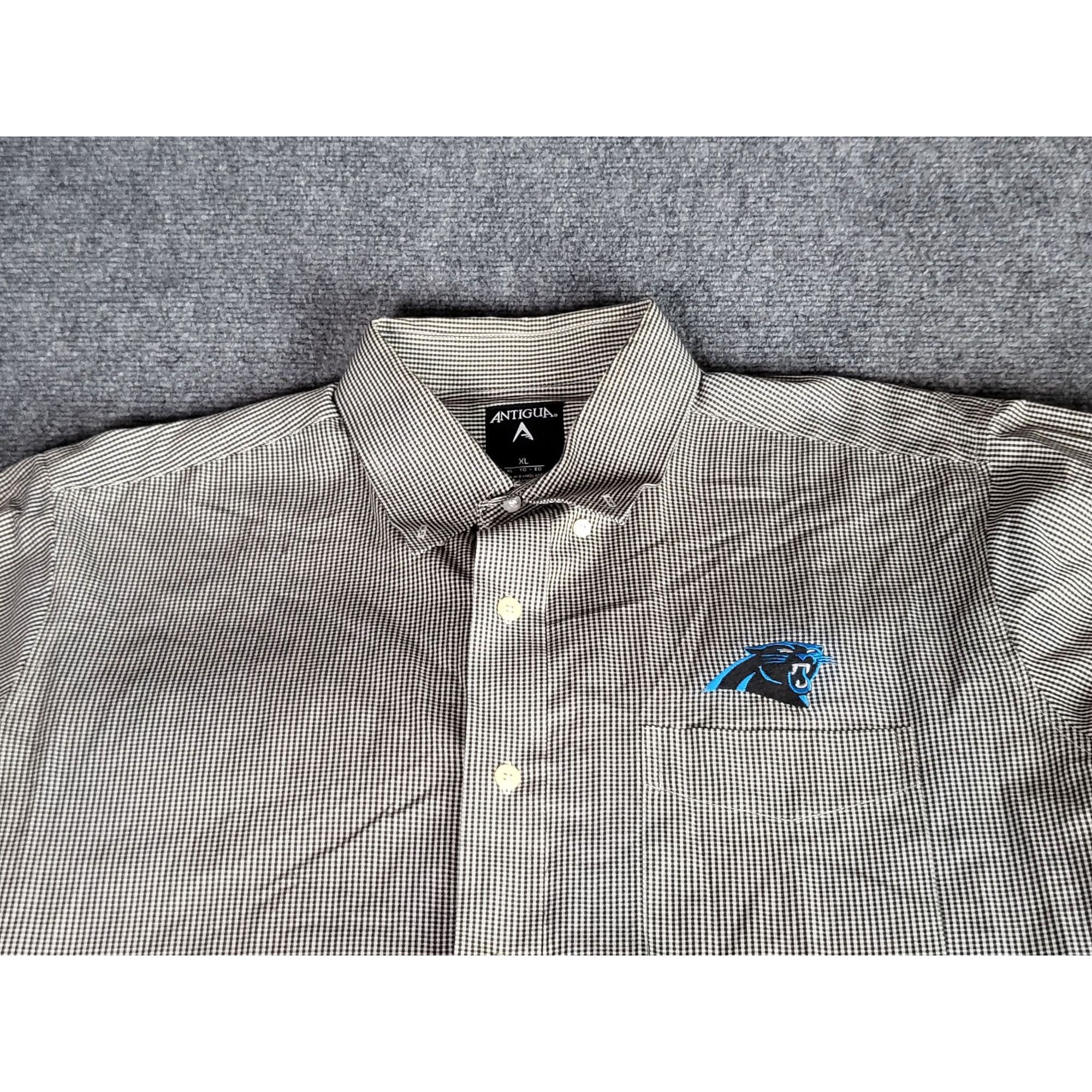 Antigua Charlotte Panthers Button Down Shirt Men Sz XL Antigua NFL G Size US XL / EU 56 / 4 - 2 Thumbnail