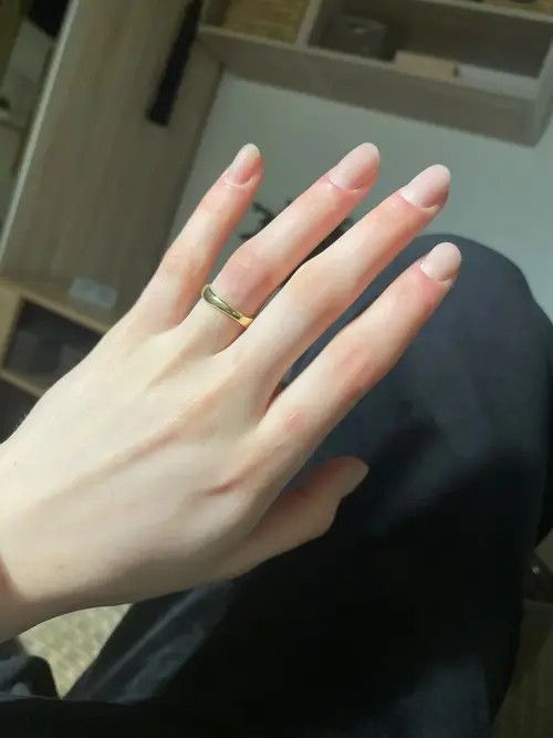 Other Gold Color Irregular Wave Adjustable Ring Size ONE SIZE - 3 Thumbnail