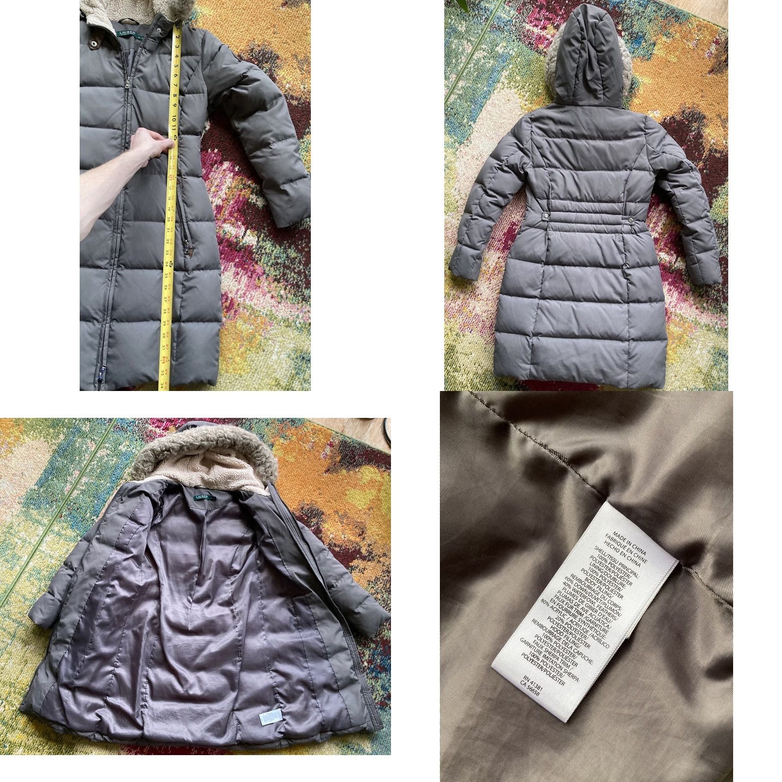 Ralph Lauren Lauren Ralph Lauren Puffer Hooded Parka Jacket Womens Size XS Down Sherpa Size XS / US 0-2 / IT 36-38 - 8 Thumbnail