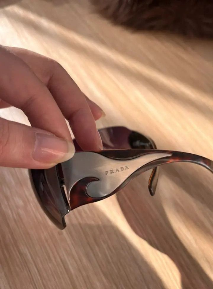 Prada PRADA Sunglasses Flame 2004 Star Sport Metal Shield Wrap Size ONE SIZE - 2 Thumbnail