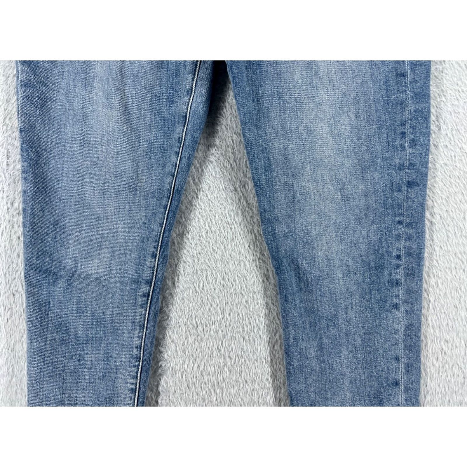 7 For All Mankind 7 For All Mankind Jeans Women 30 Denim Straight Mid Rise 30x26 Black Cotton Blend Distressed Pockets Modern Western Mens Womens Boys Girls Size 30" / US 8 / IT 44 - 3 Thumbnail