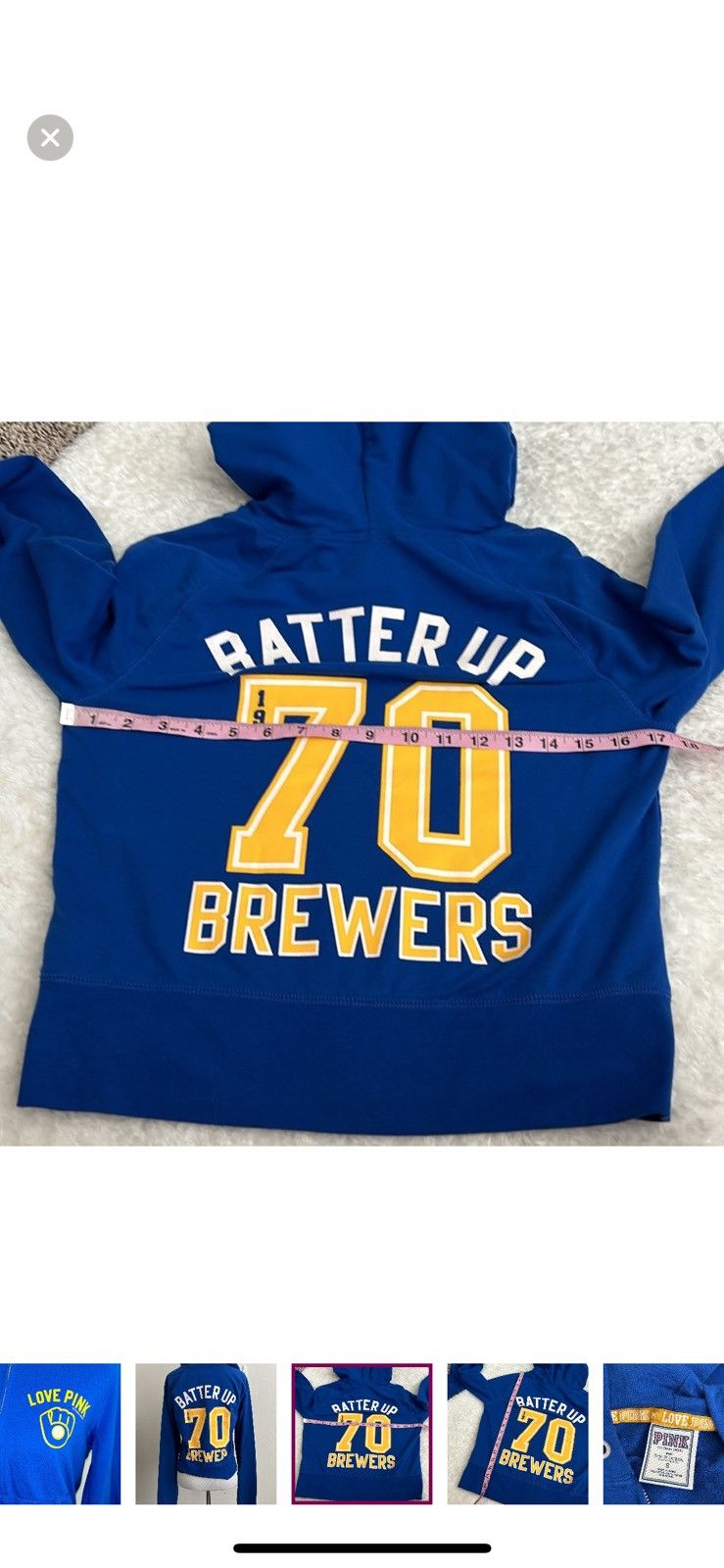 Pink Pink Victoria’s Secret small brewers zip up hoodie Size S / US 4 / IT 40 - 2 Thumbnail