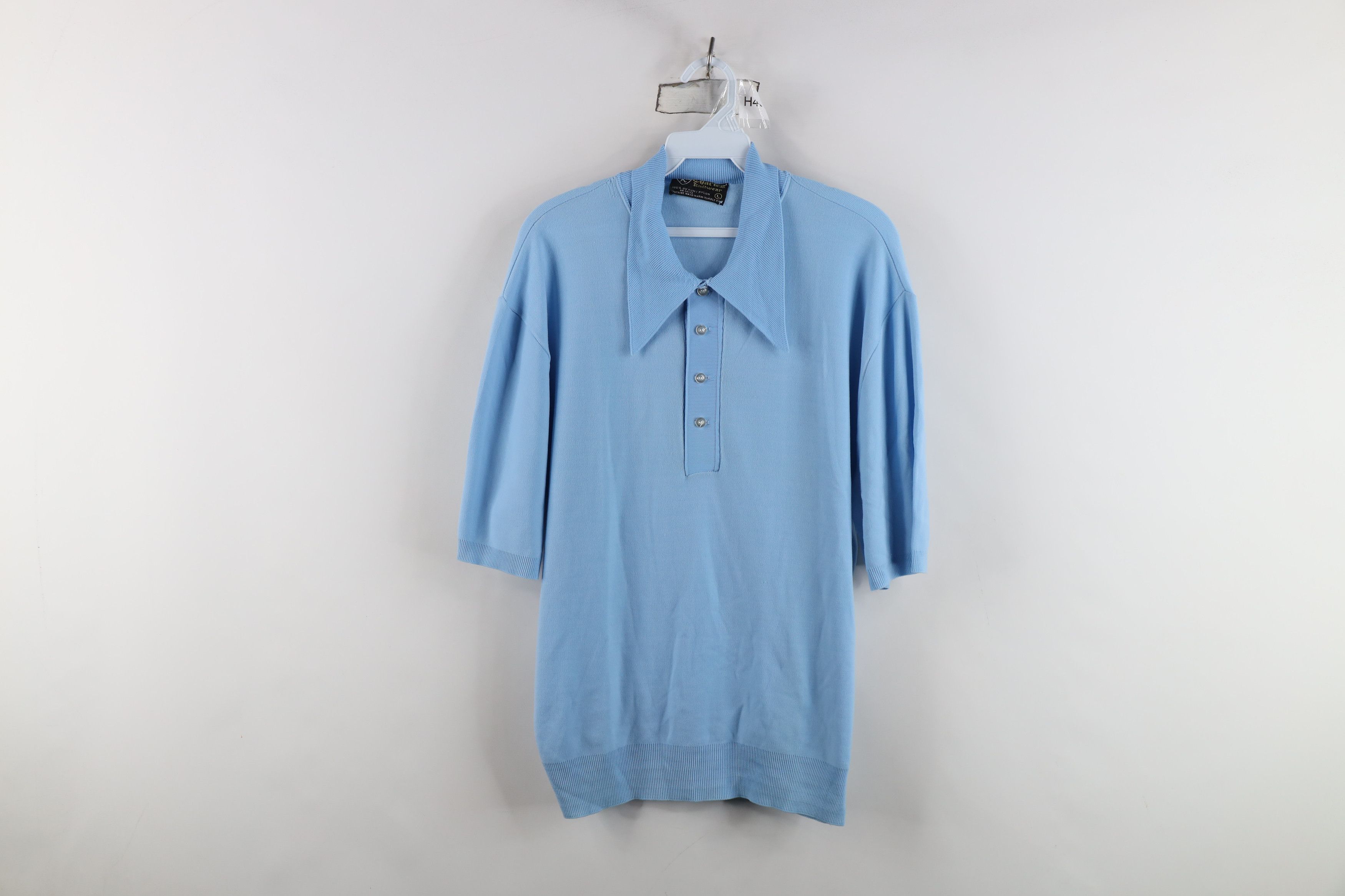 Vintage Vintage 60s 70s Streetwear Collared Pullover Polo Shirt USA Size US L / EU 52-54 / 3 - 1 Thumbnail