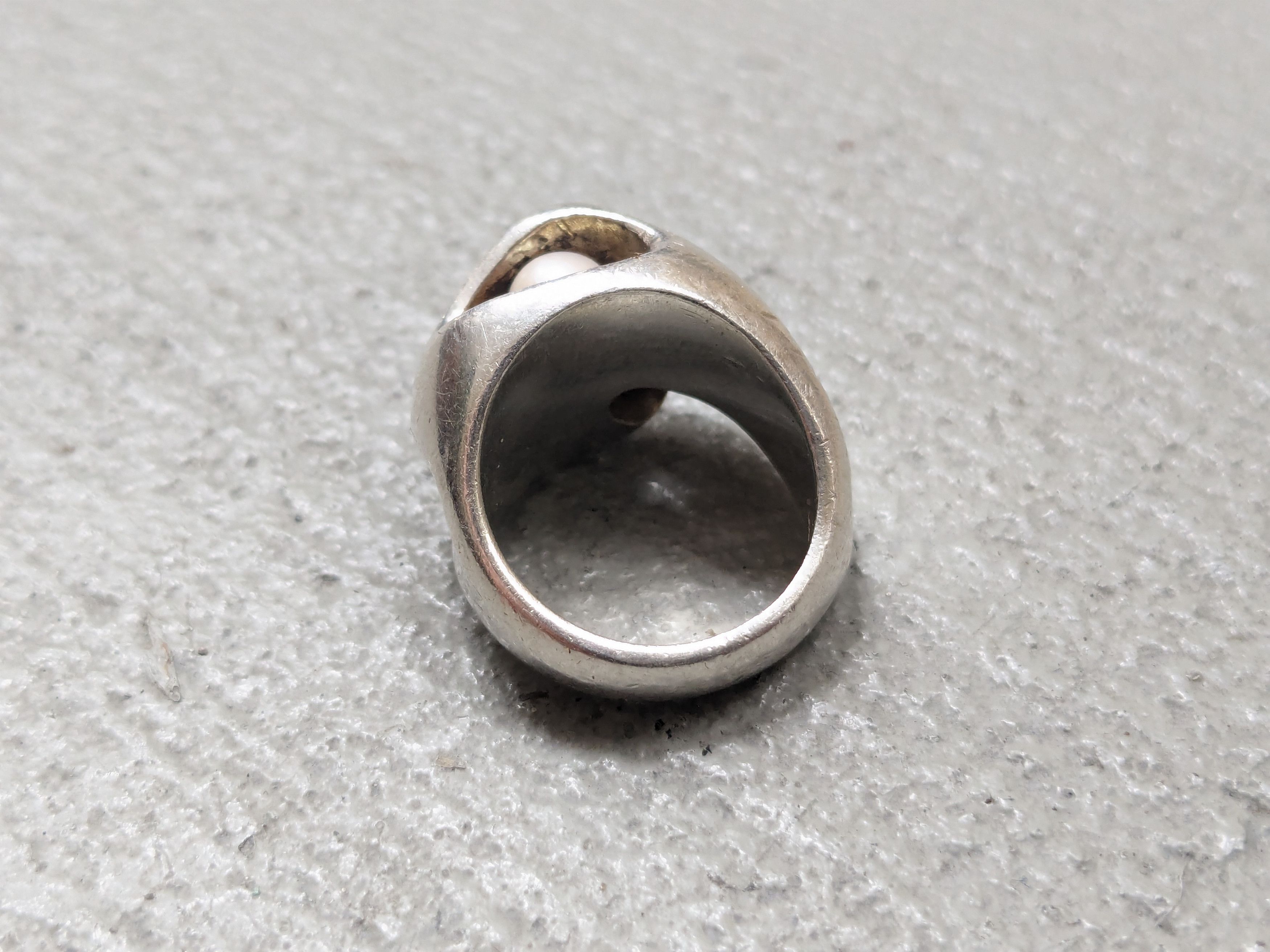 Jewelry Vintage Sterling Silver Ring Size 5.25 Henion Biomorphic Size ONE SIZE - 11 Thumbnail