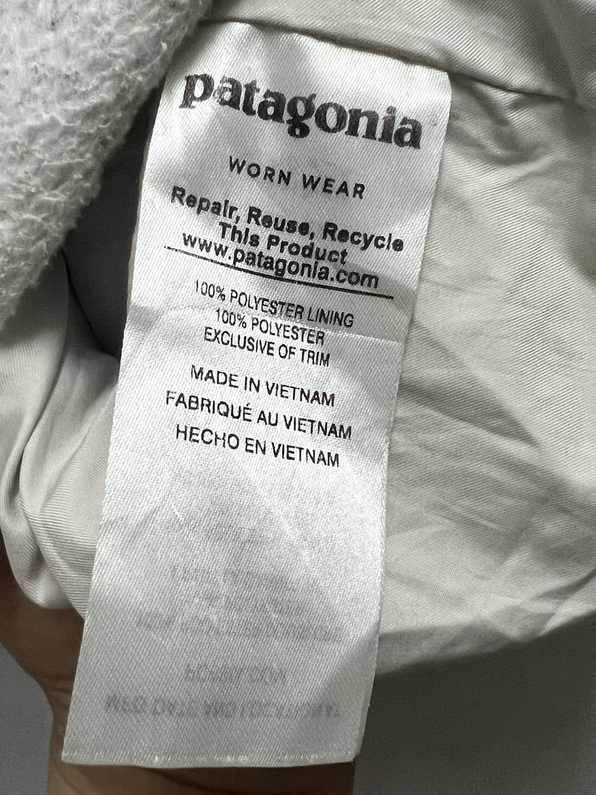 Patagonia PATAGONIA worn wear zipper jackets fleece white Size S / US 4 / IT 40 - 10 Thumbnail