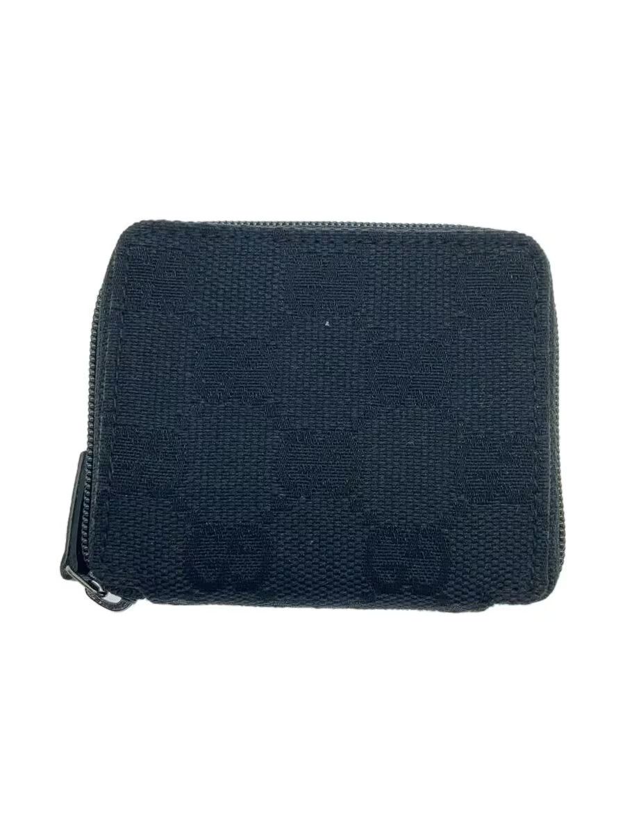 Gucci Gucci GG Canvas Monogram Coin Case Black Size ONE SIZE - 1 Thumbnail