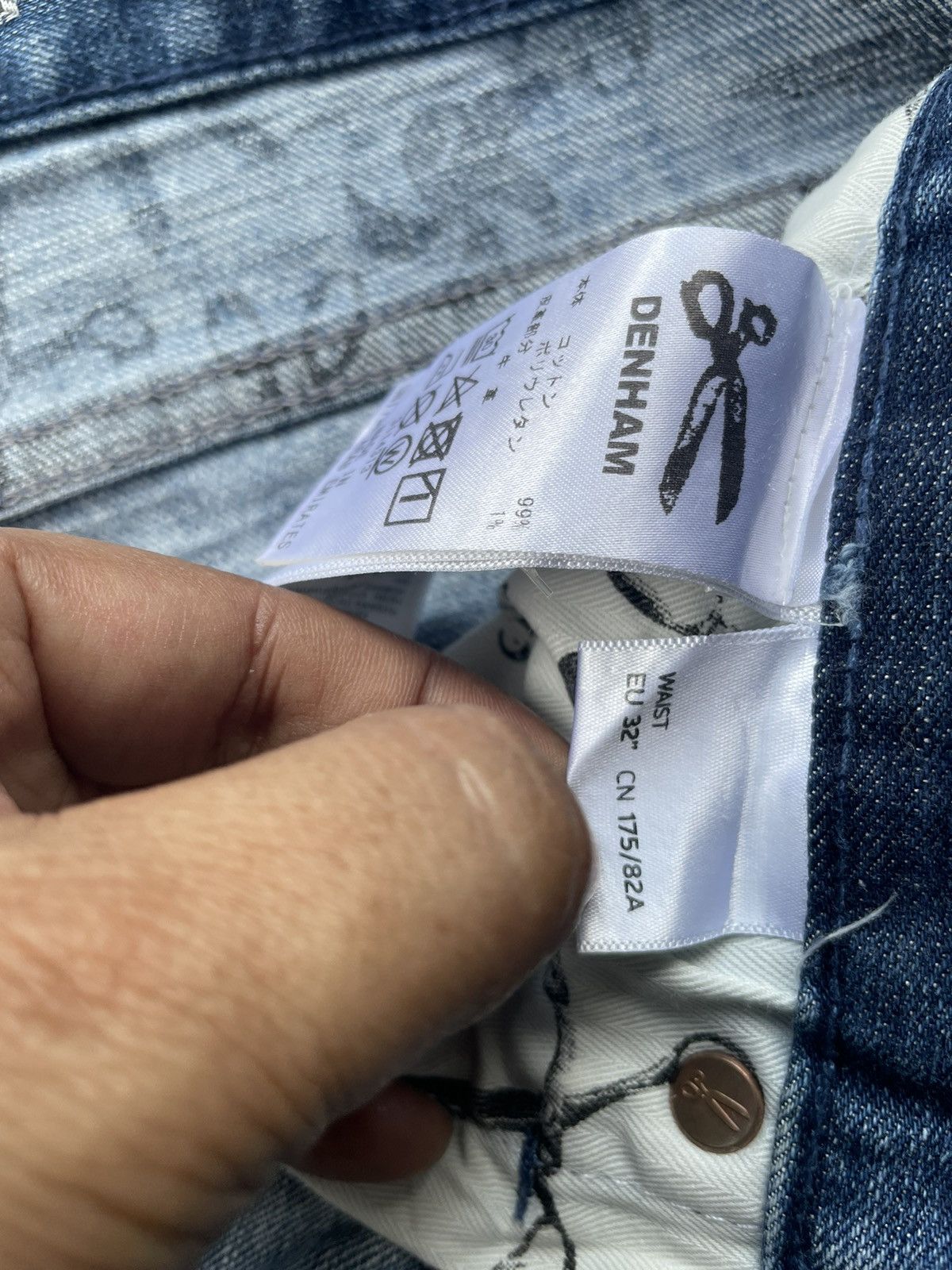 Denham Razor Slim Fit Distresed Denim