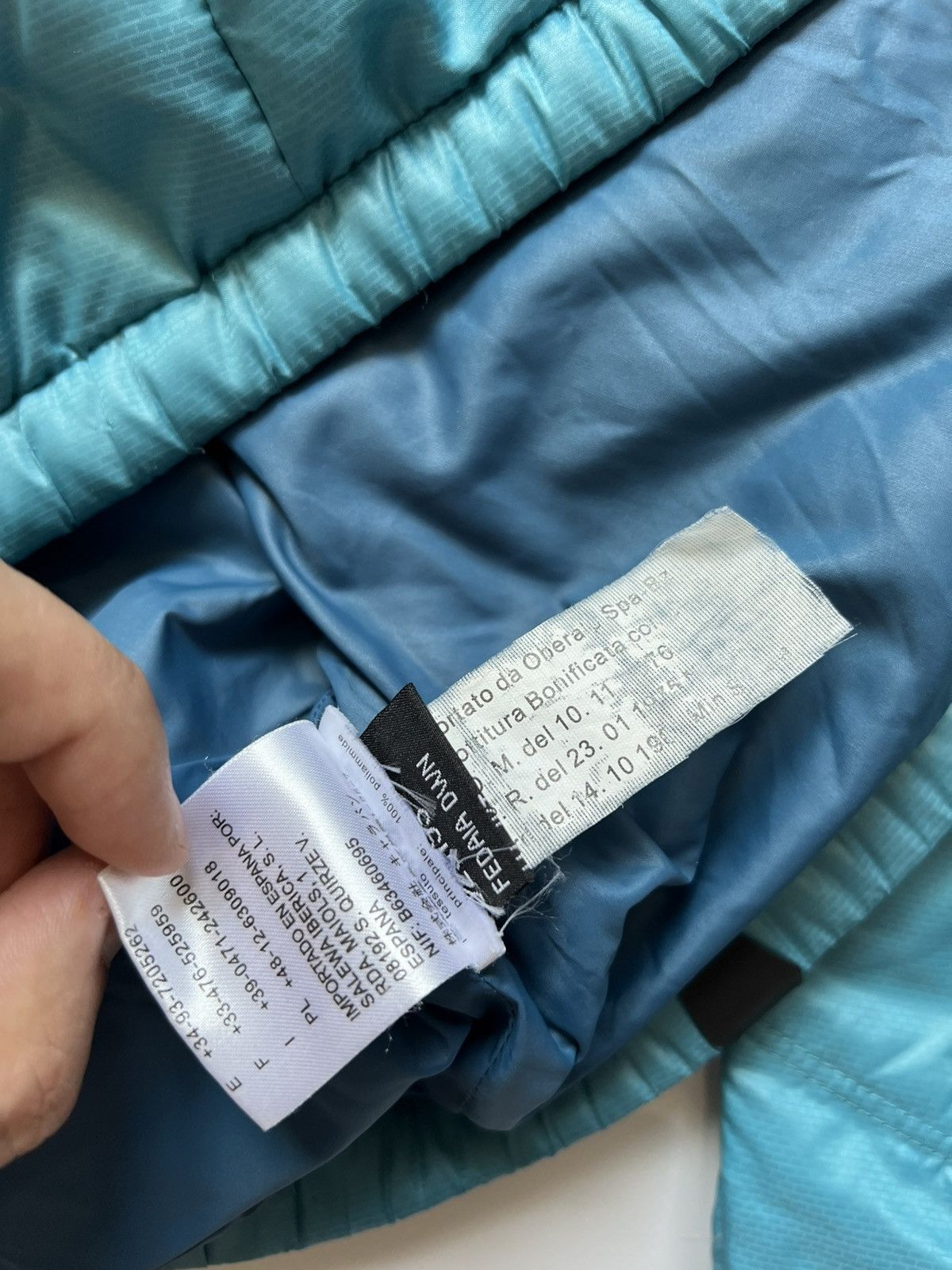 SALEWA Salewa Blue Puffer Down Jacket Womens Outdoor Size L / US 10 / IT 46 - 8 Thumbnail