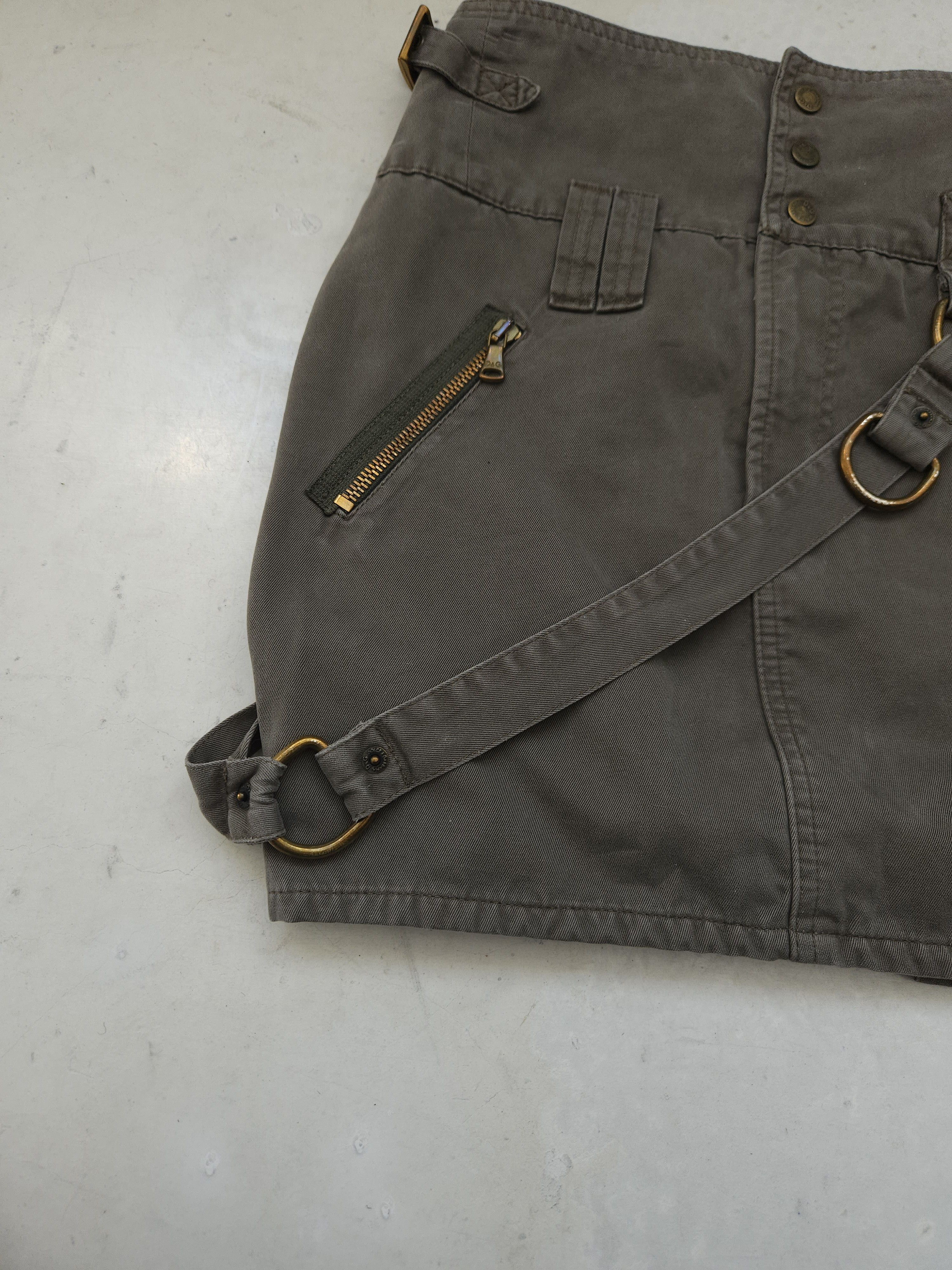 Dolce & Gabbana Archive y2k Dolce Gabbana bondage side zip skirt Size 28" / US 6 / IT 42 - 6 Thumbnail