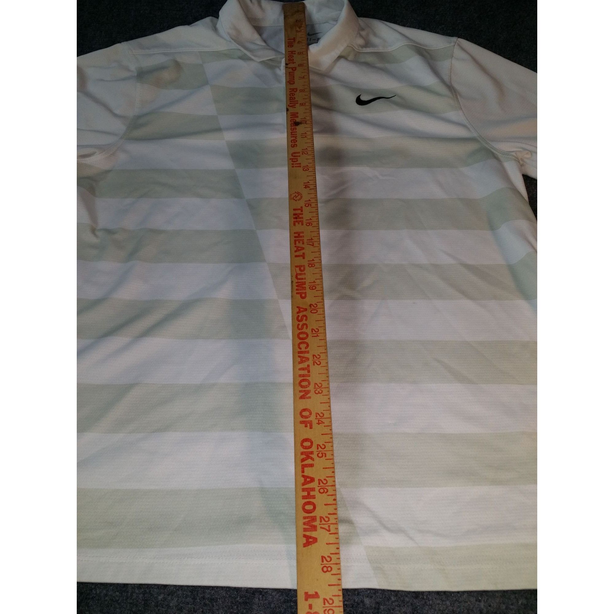 Nike Nike Standard Fit Polo Men Sz M Dri Fit White Gray Colorbloc Size US M / EU 48-50 / 2 - 3 Thumbnail