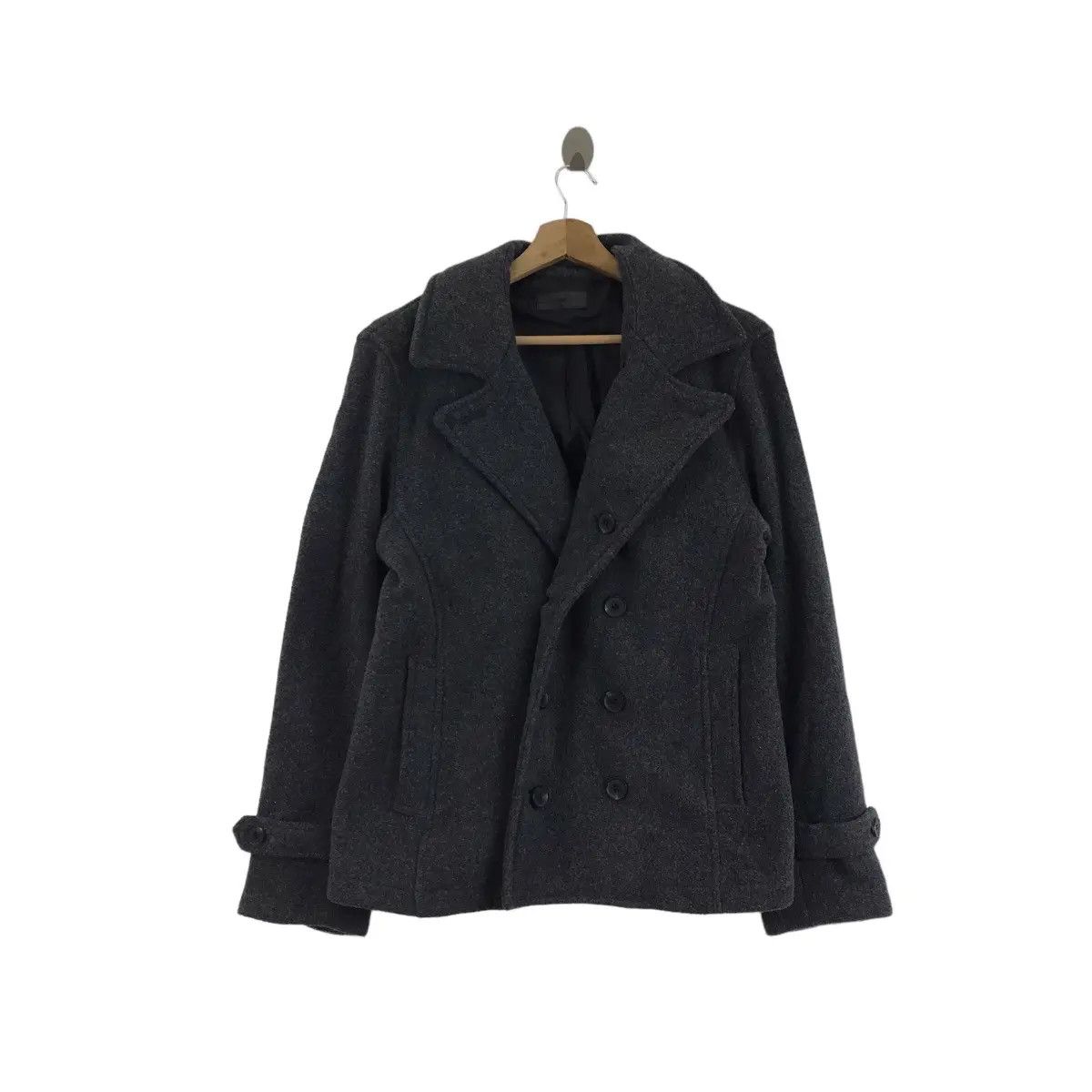 HARE HARE JAPAN HARAJUKU Double Breasted Peacoat Jacket Size M / US 6-8 / IT 42-44 - 1 Thumbnail