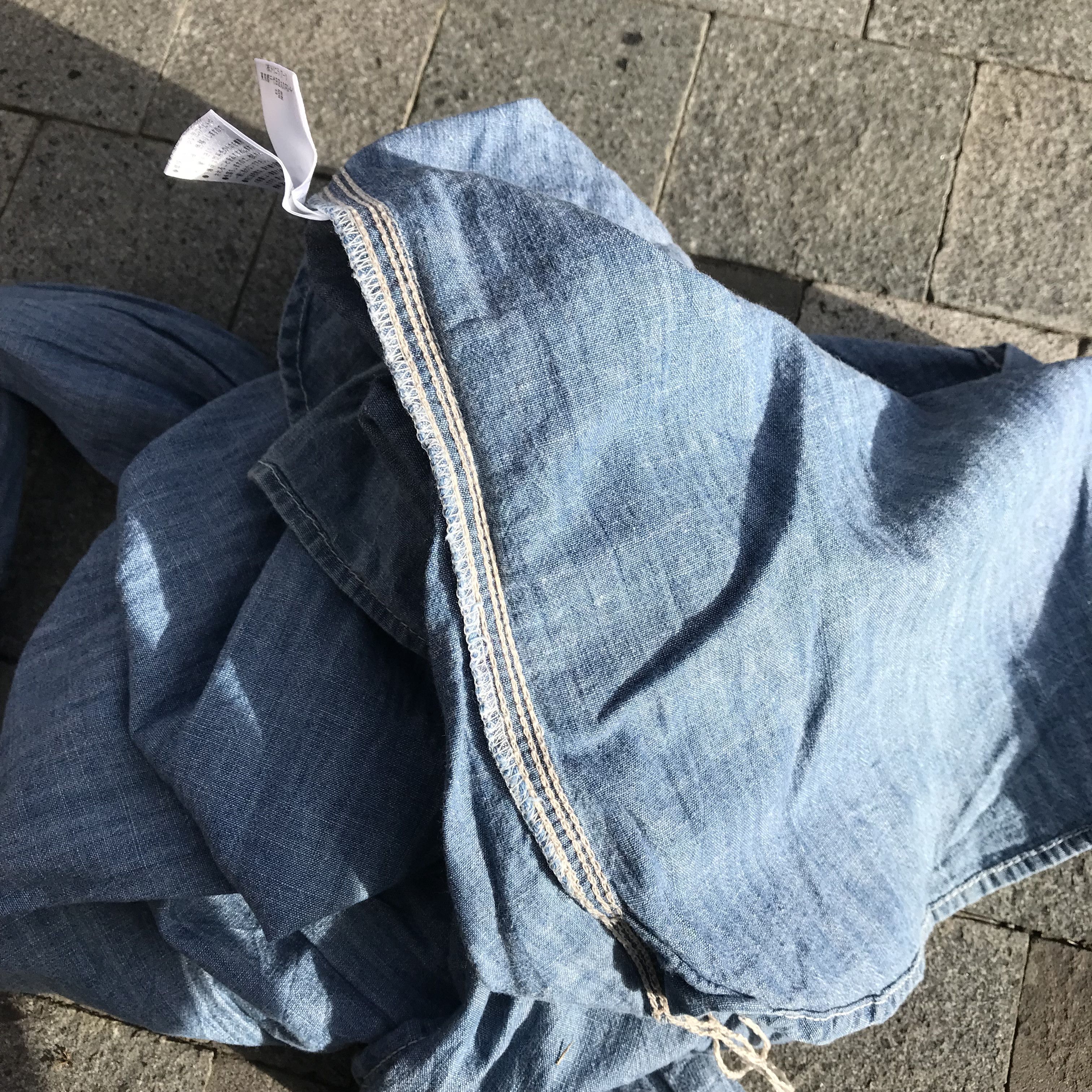 Designer × Japanese Brand Niko and.. Japan Finest Chambray Blue Jeans Long Sleeves Size US M / EU 48-50 / 2 - 7 Thumbnail