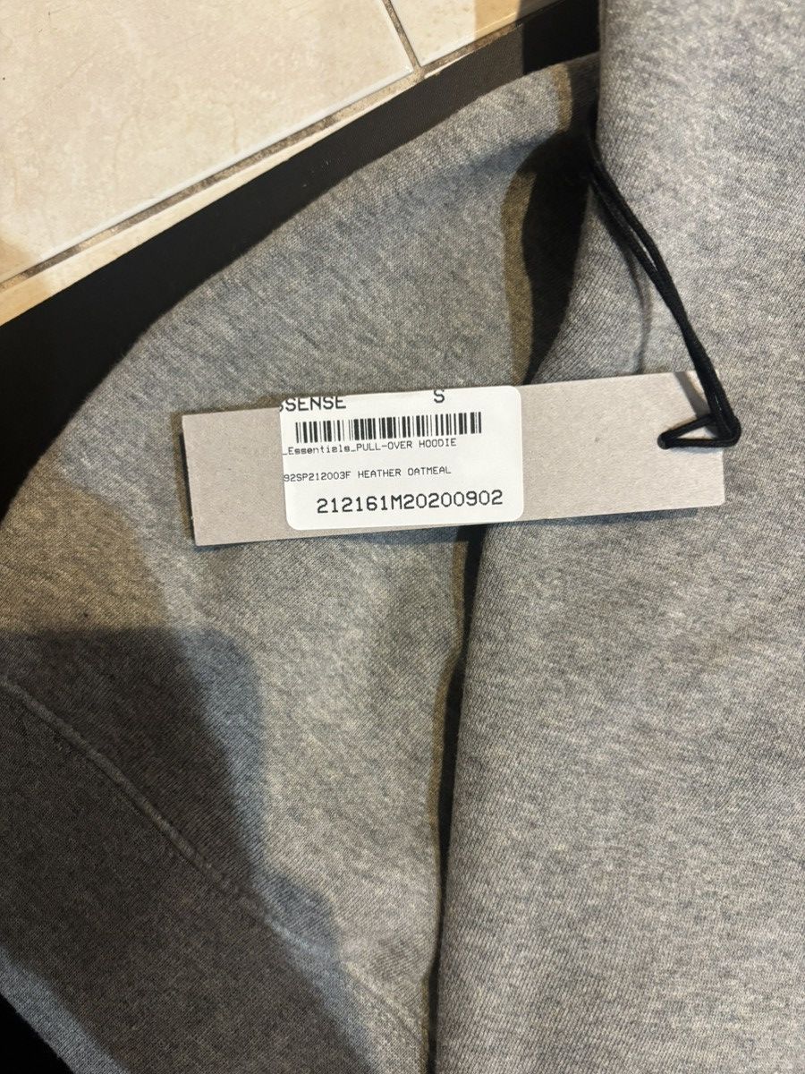 Fear of God Fear Of God Essentials Heather Oatmeal Hoodie - SMALL Size US S / EU 44-46 / 1 - 6 Thumbnail