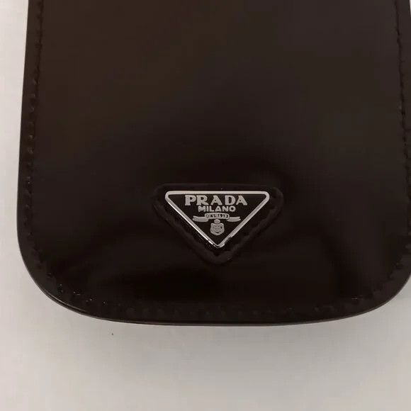 Prada Prada Men's Card Holder - Brown Size ONE SIZE - 6 Thumbnail