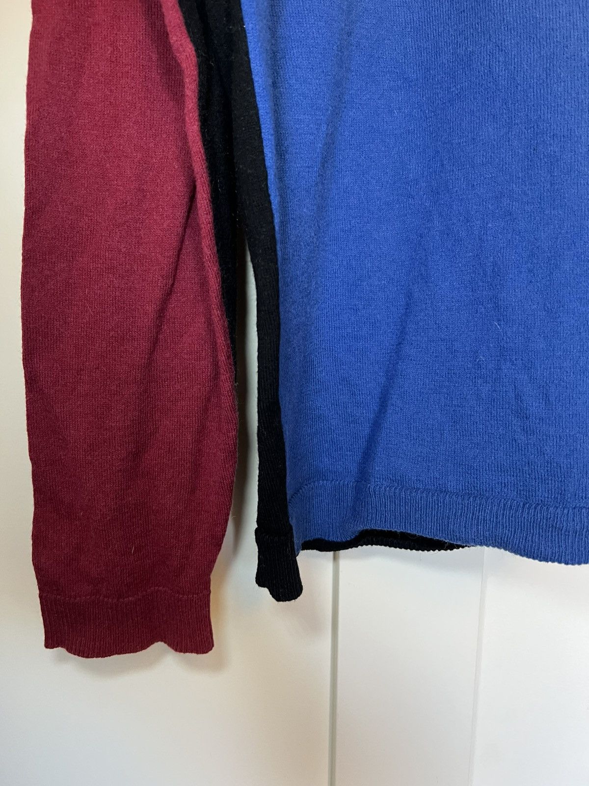 Maison Kitsune Maison Kitsuné colour block wool blend sweater Size US M / EU 48-50 / 2 - 4 Thumbnail