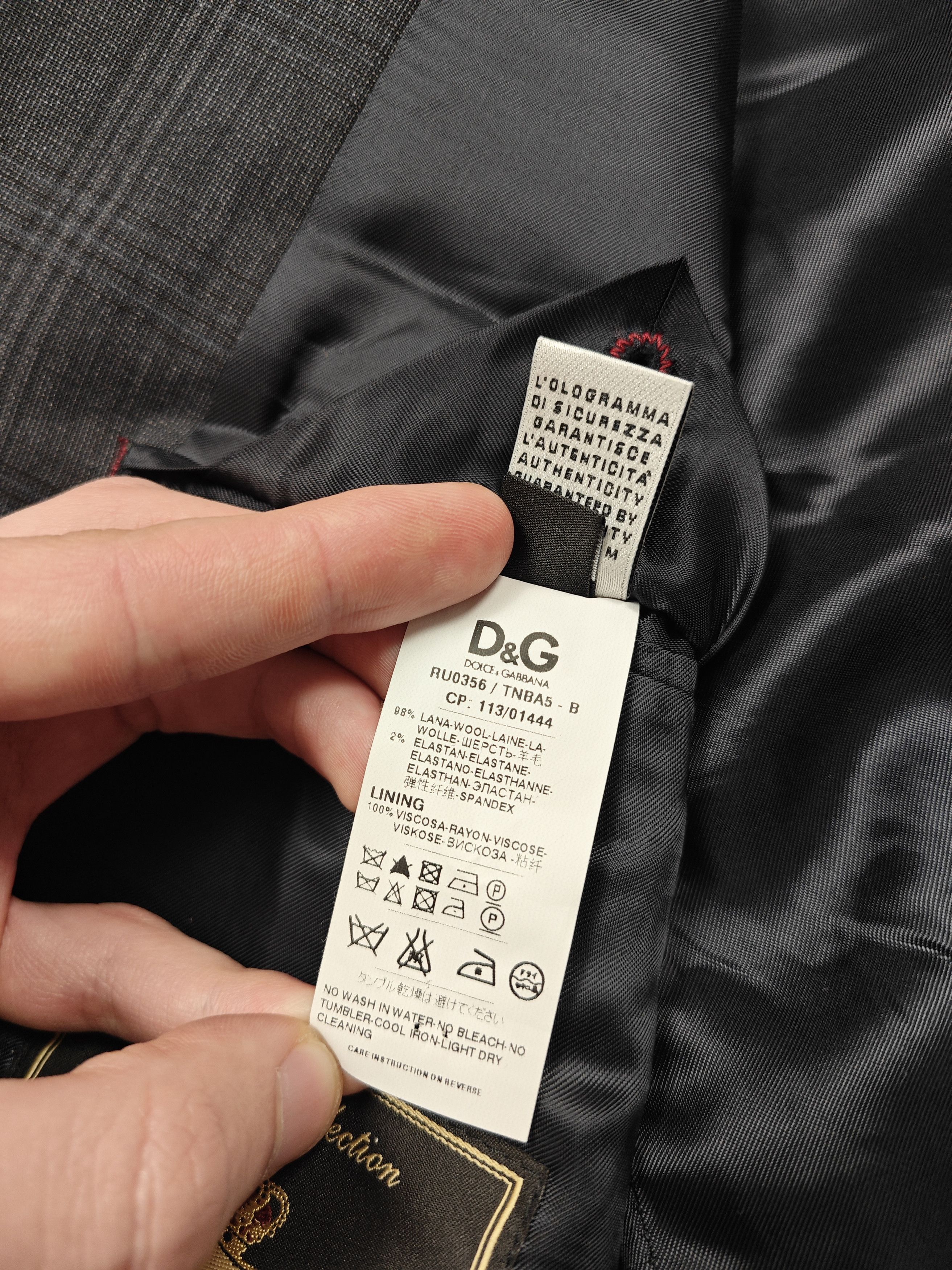 Dolce & Gabbana Dolce Gabbana Luxury Blazer Size 42L - 10 Thumbnail